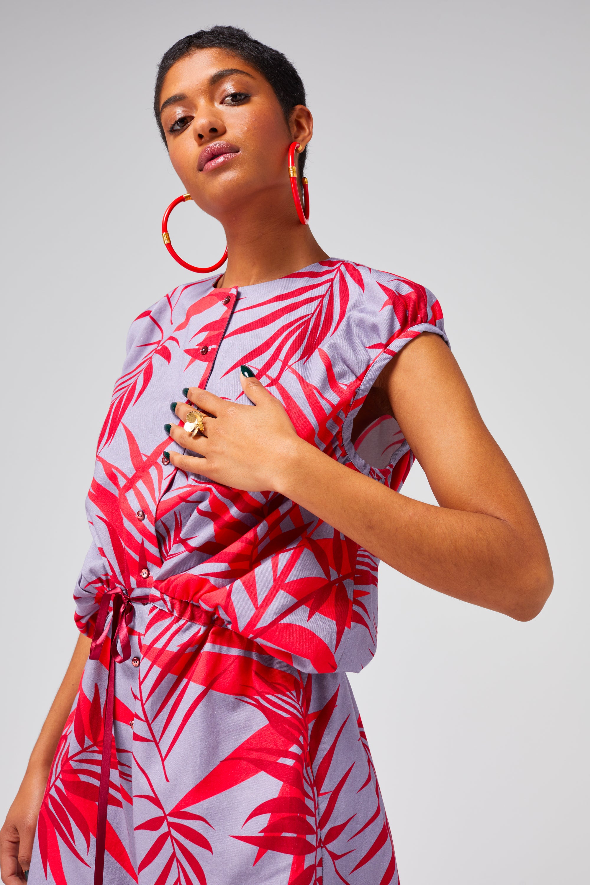 Goa jumpsuit in Flamingo print