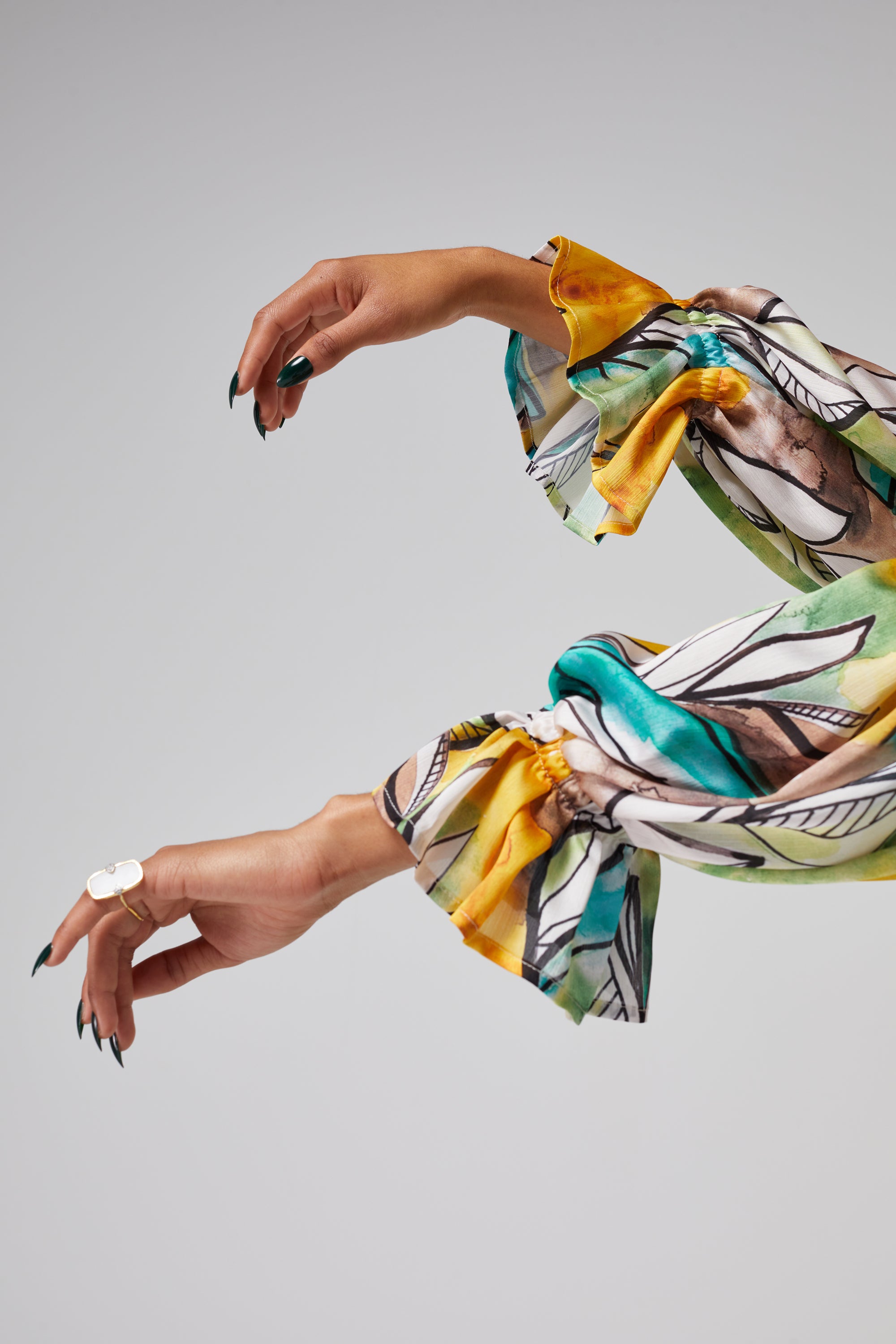 Penelope dress in Landscape print