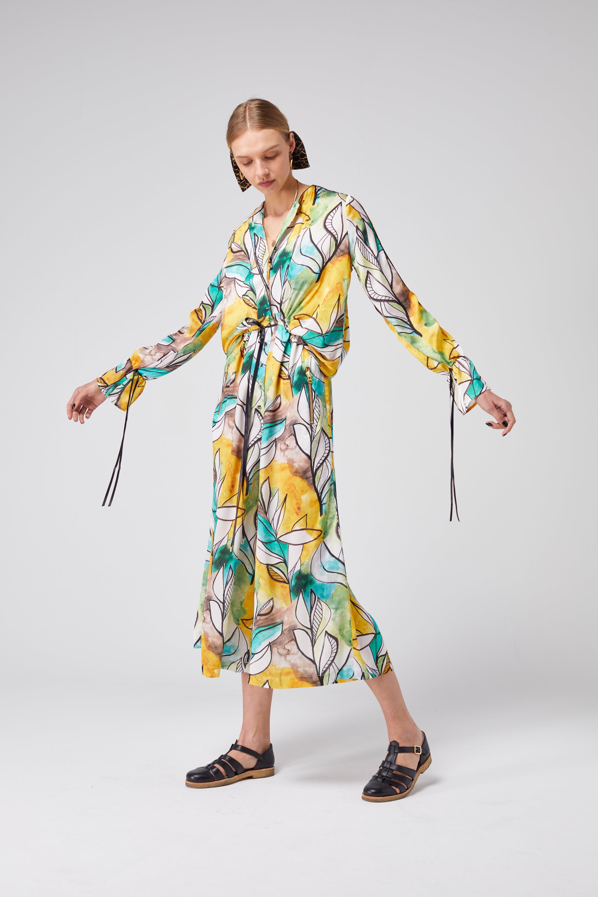 Gil jumpsuit in Landscape print