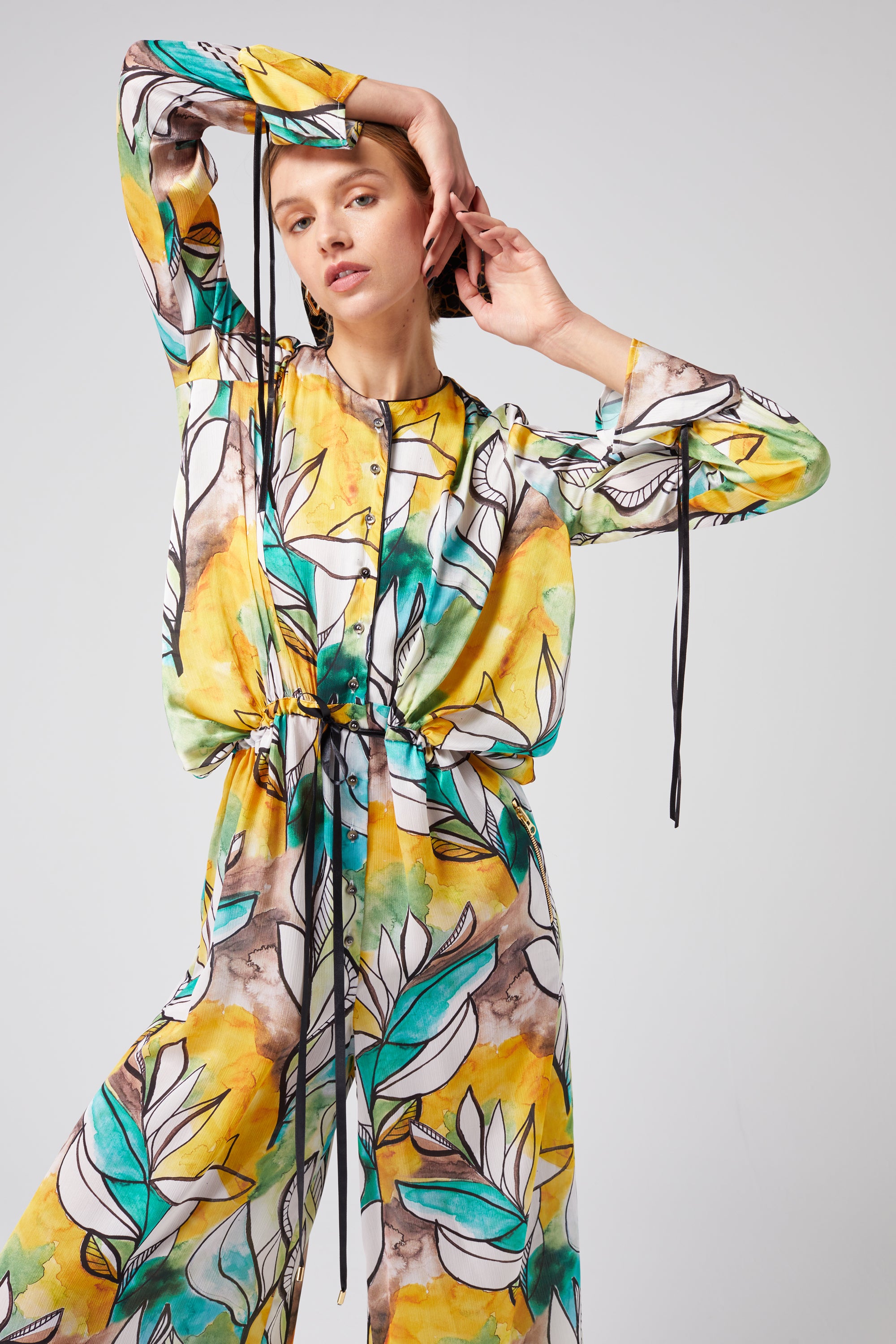 Gil jumpsuit in Landscape print