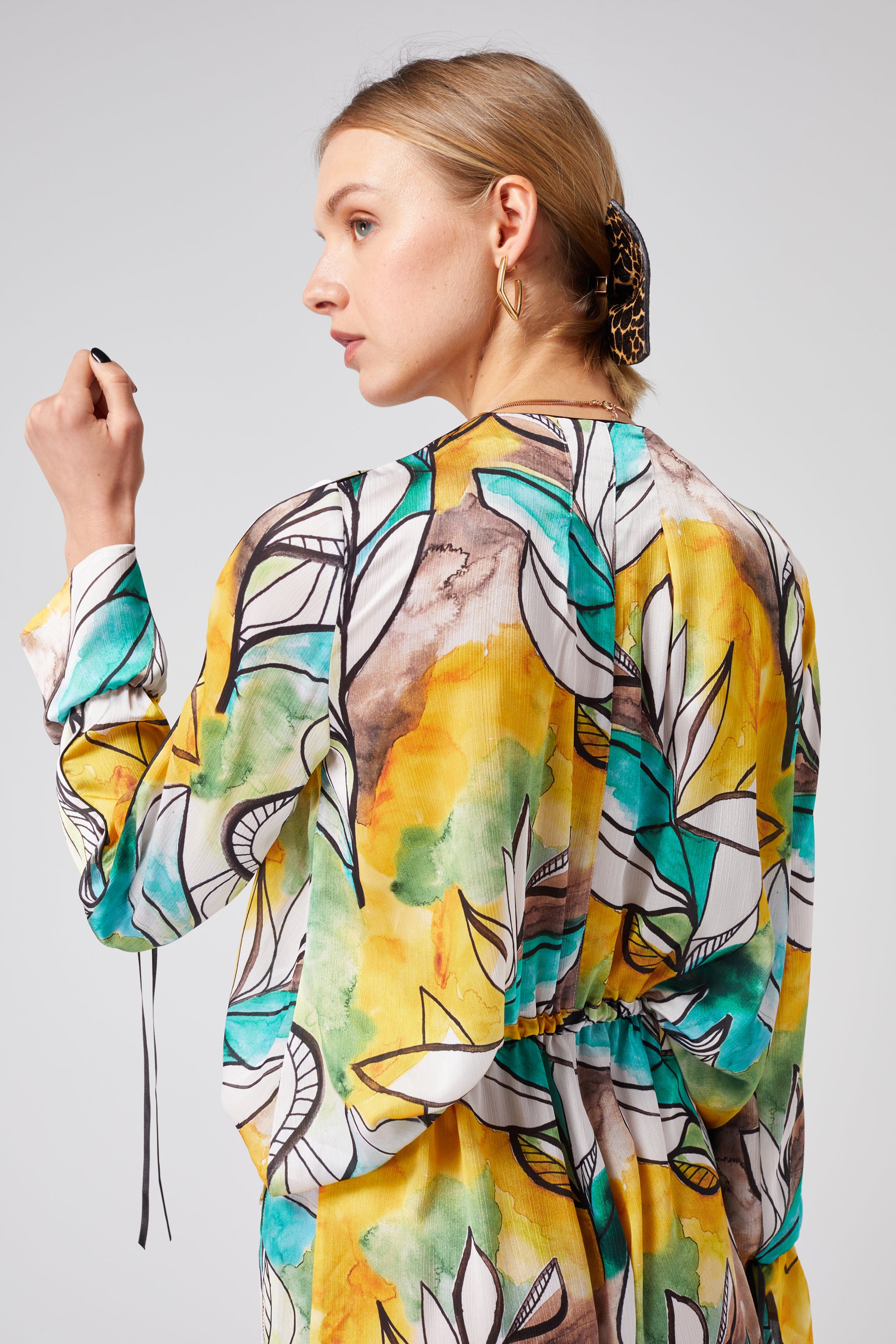 Gil jumpsuit in Landscape print