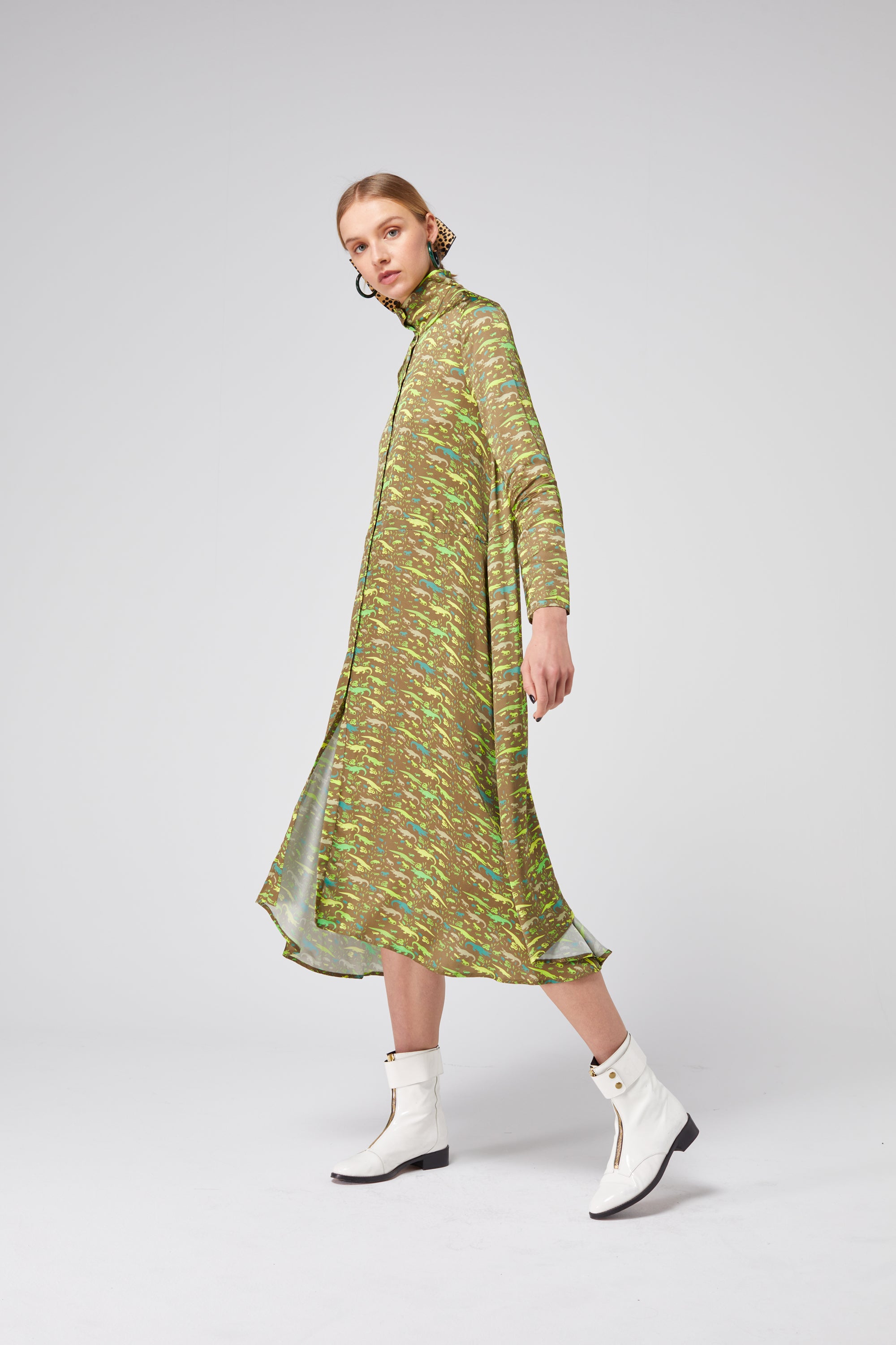 Robe Java en imprimé Eat Your Greens