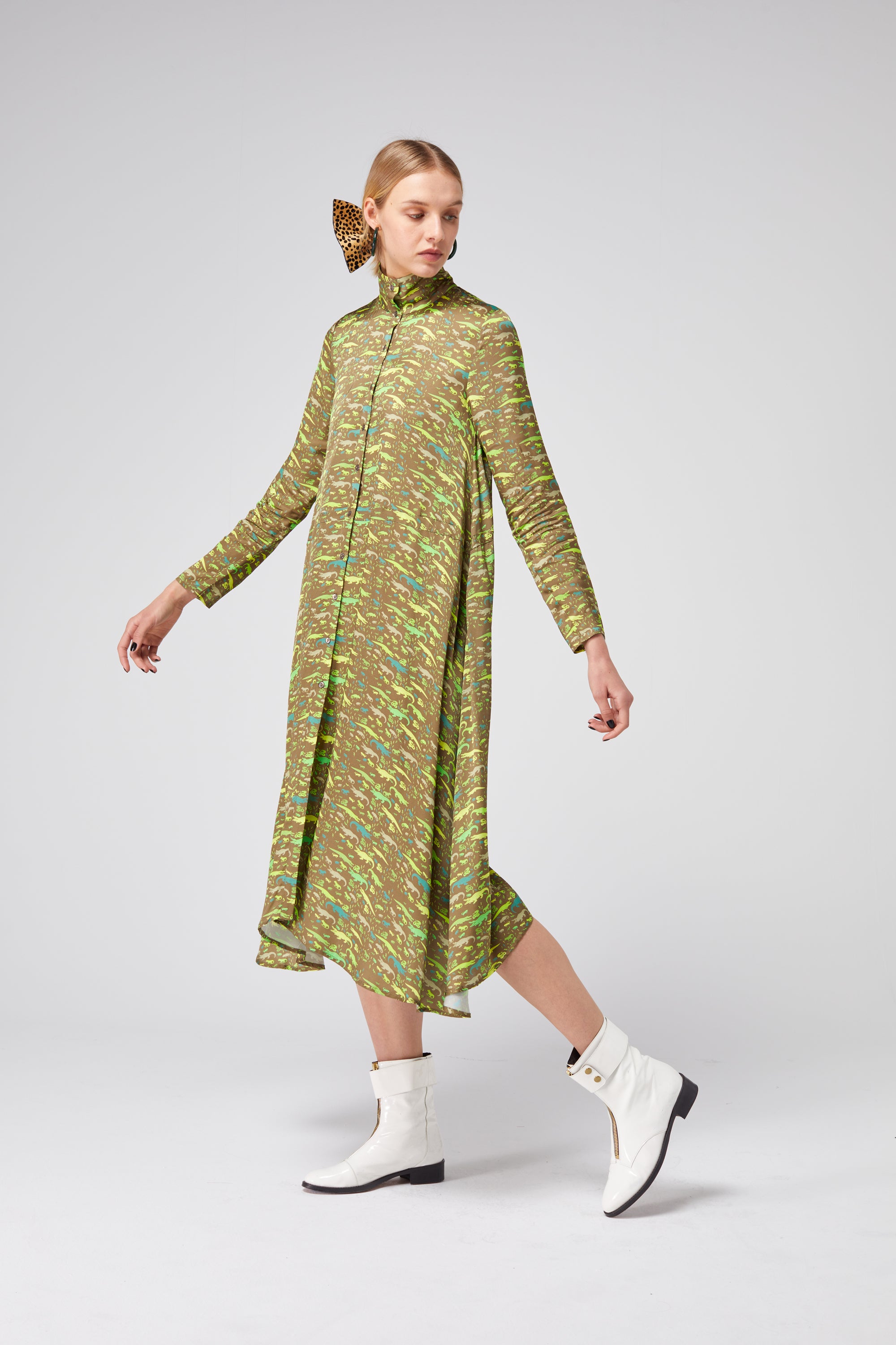 Robe Java en imprimé Eat Your Greens