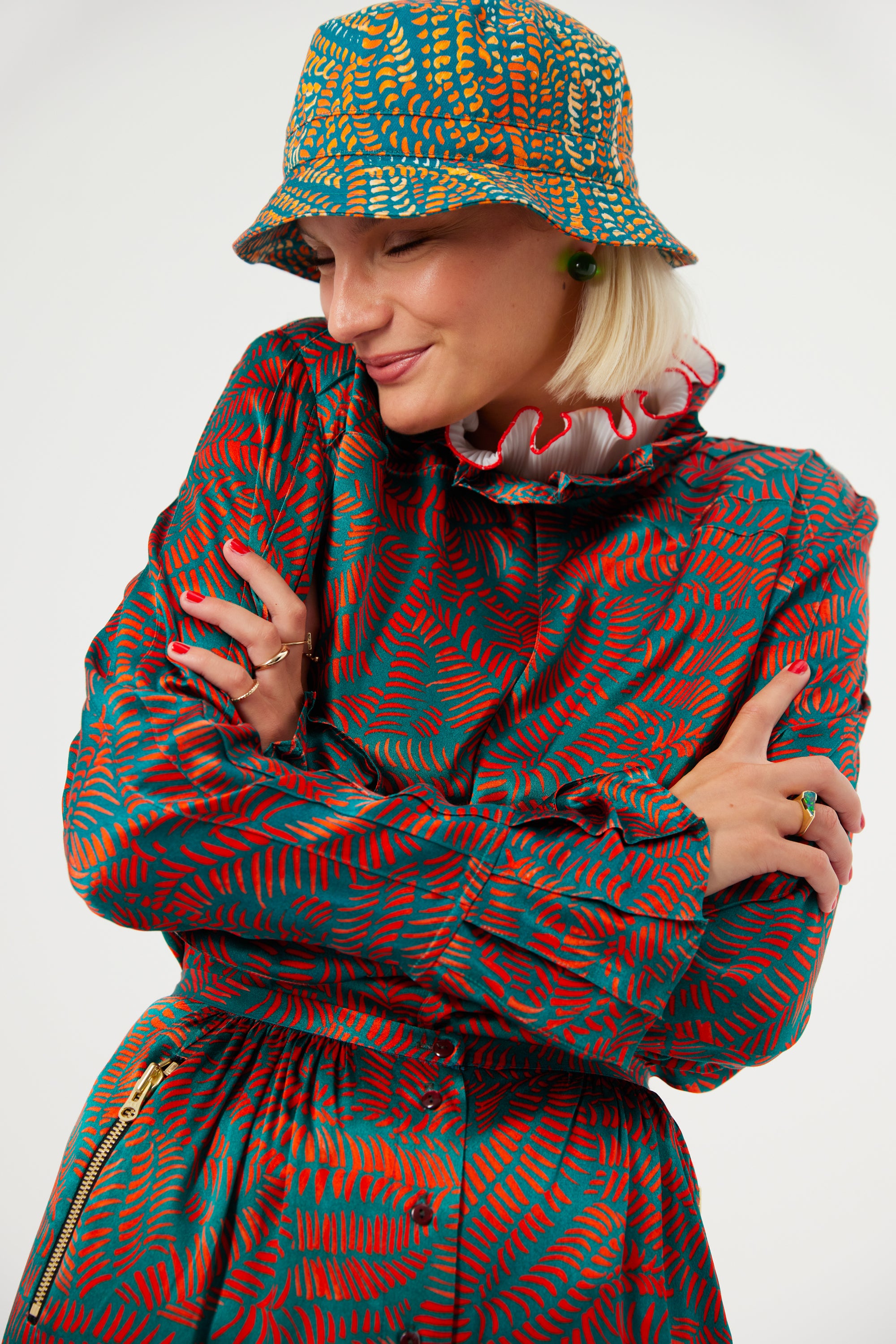 Chemise Muse en imprimé Palmera