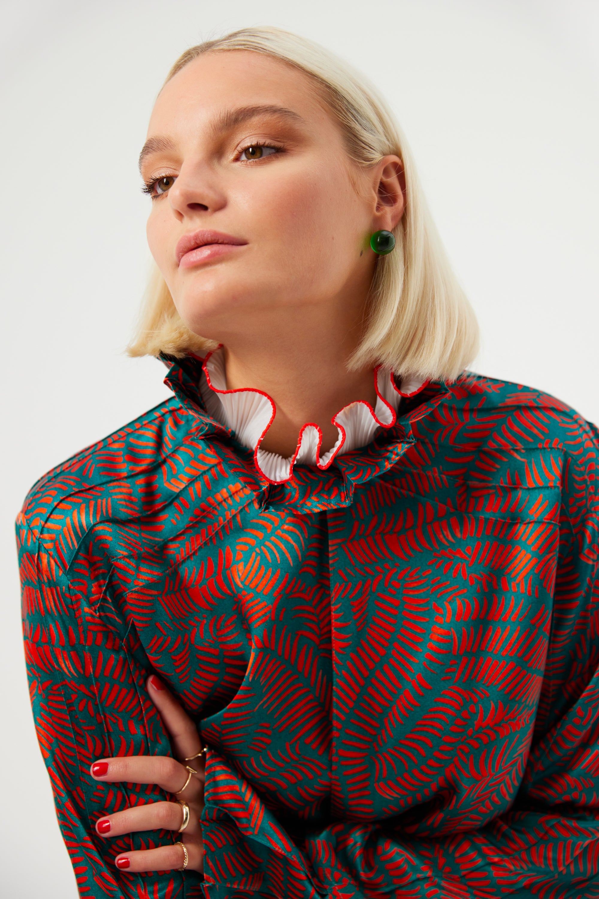 Chemise Muse en imprimé Palmera