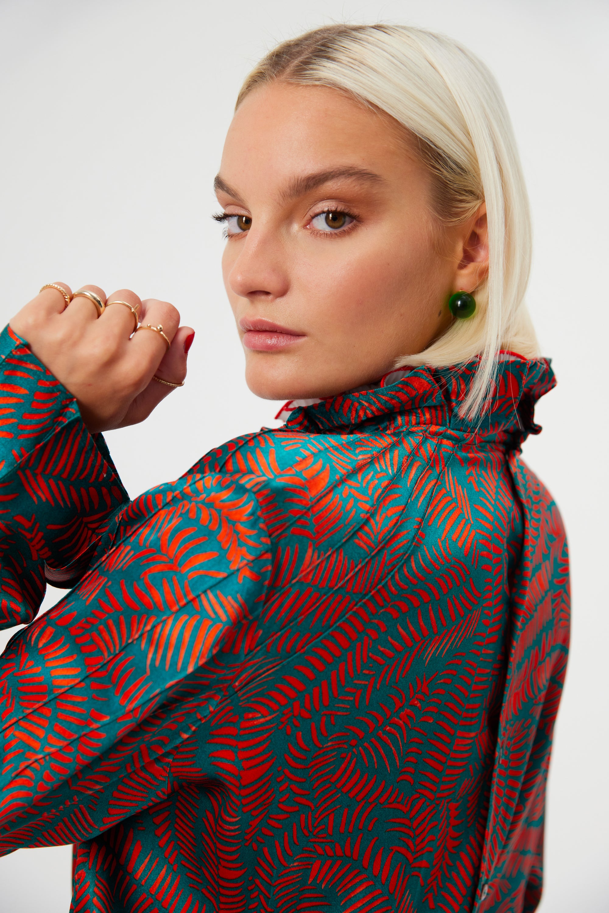 Chemise Muse en imprimé Palmera