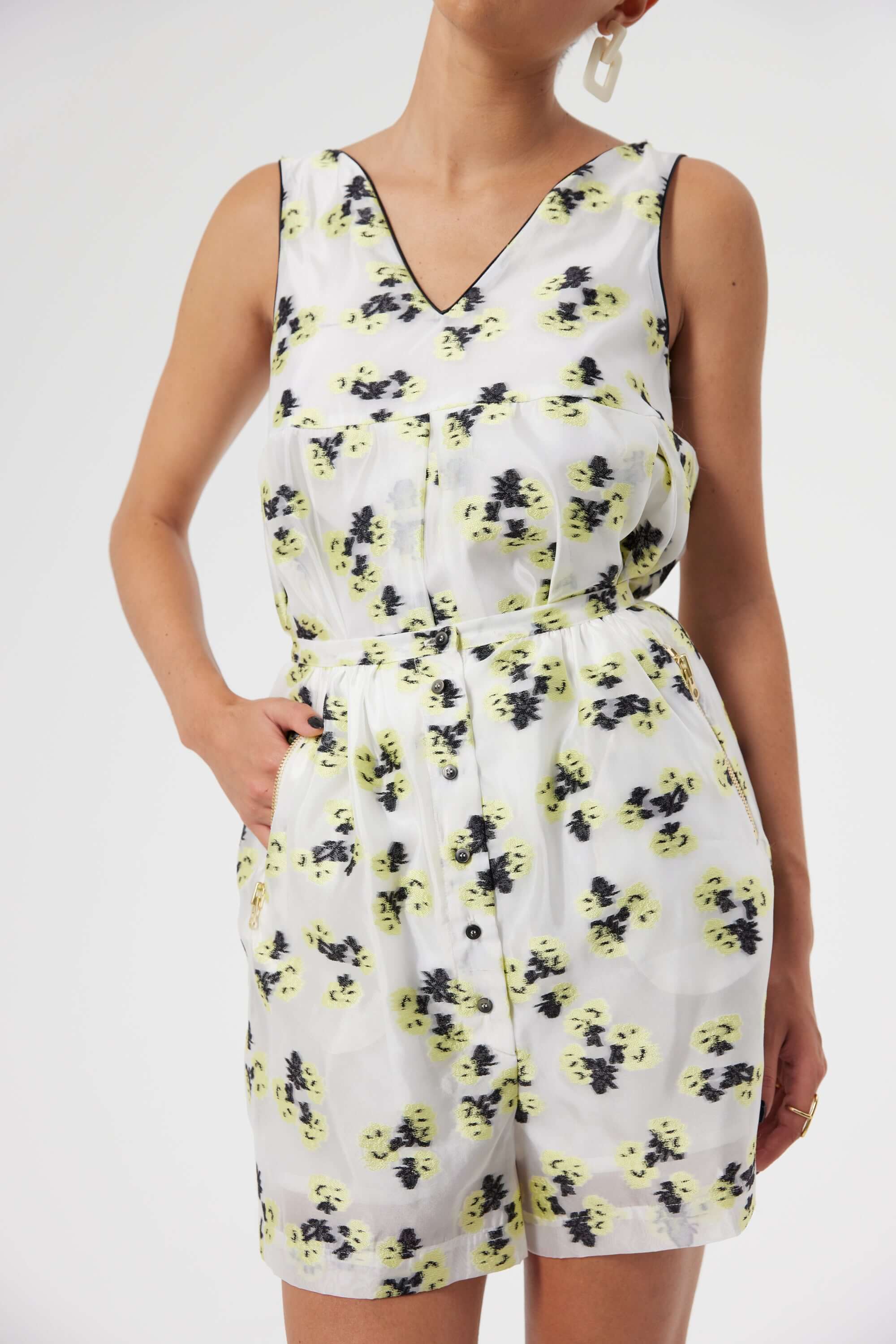 Doll short in Firefly embroidery