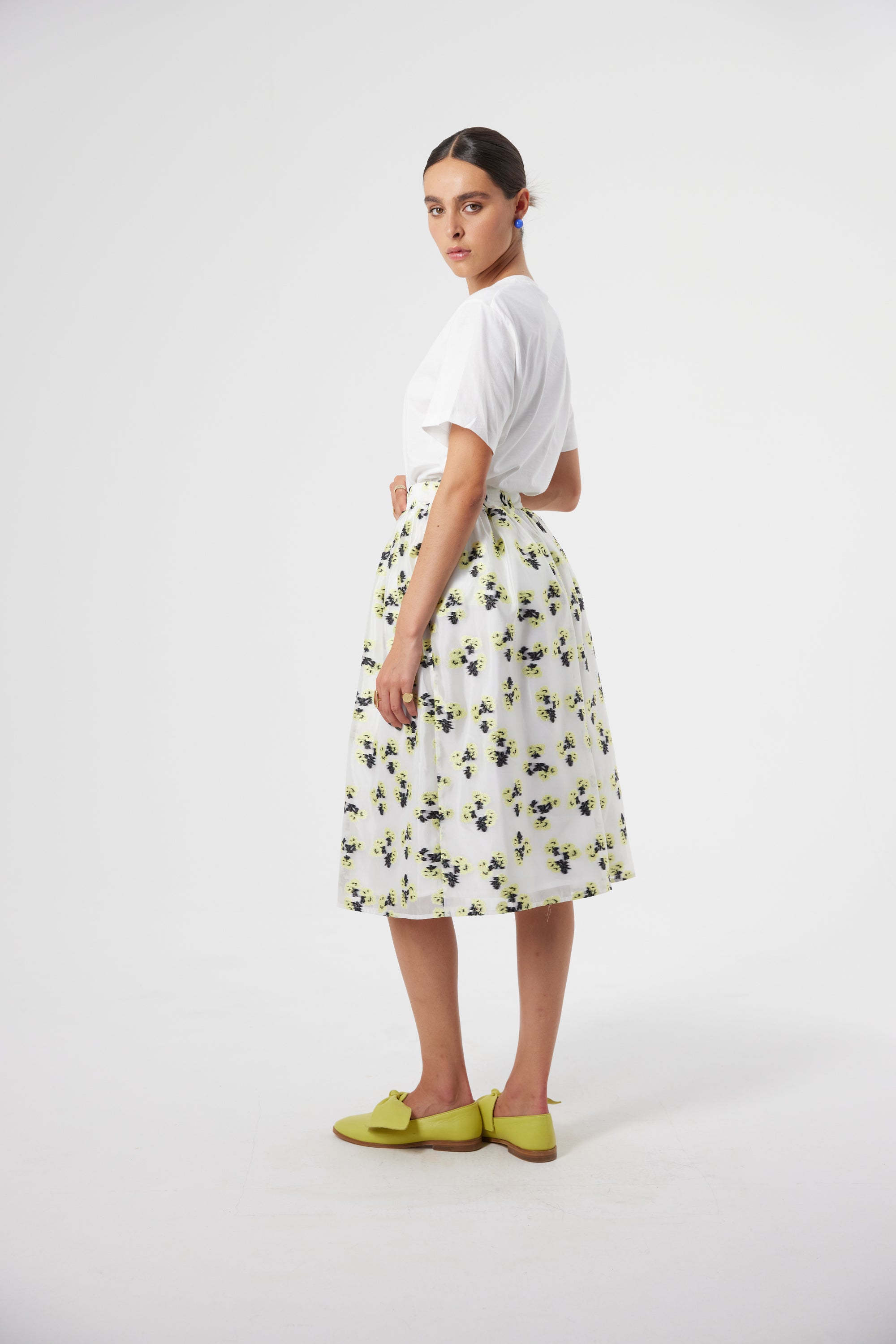 Orso skirt in Firefly embroidery