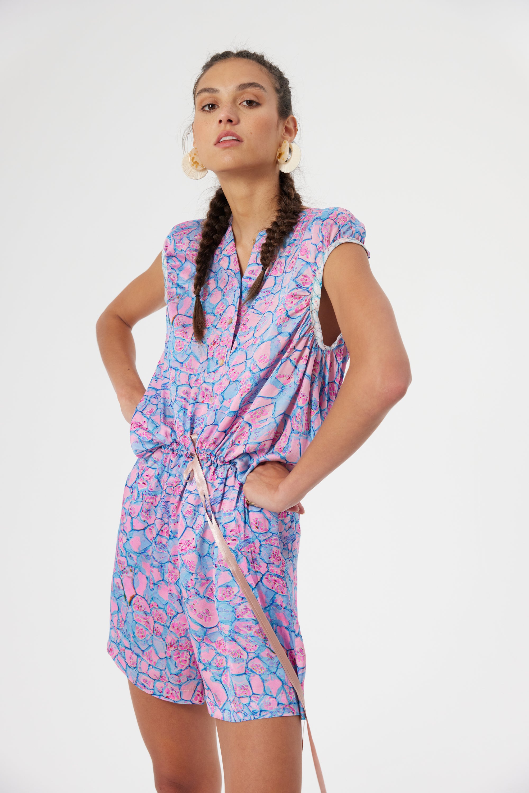 Combinaison Goa en imprimé Poolside