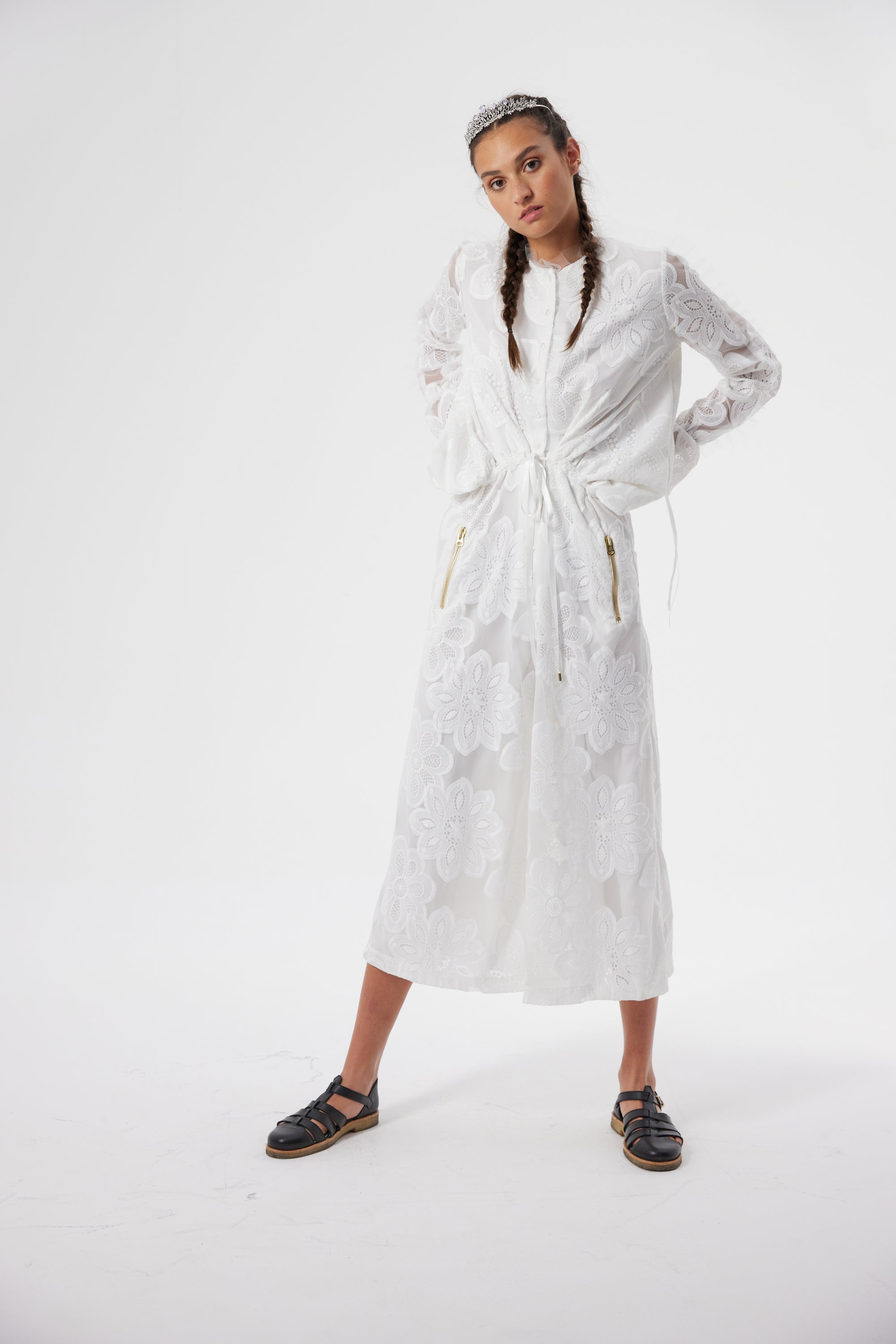 Gil jumpsuit in Fantasy embroidery