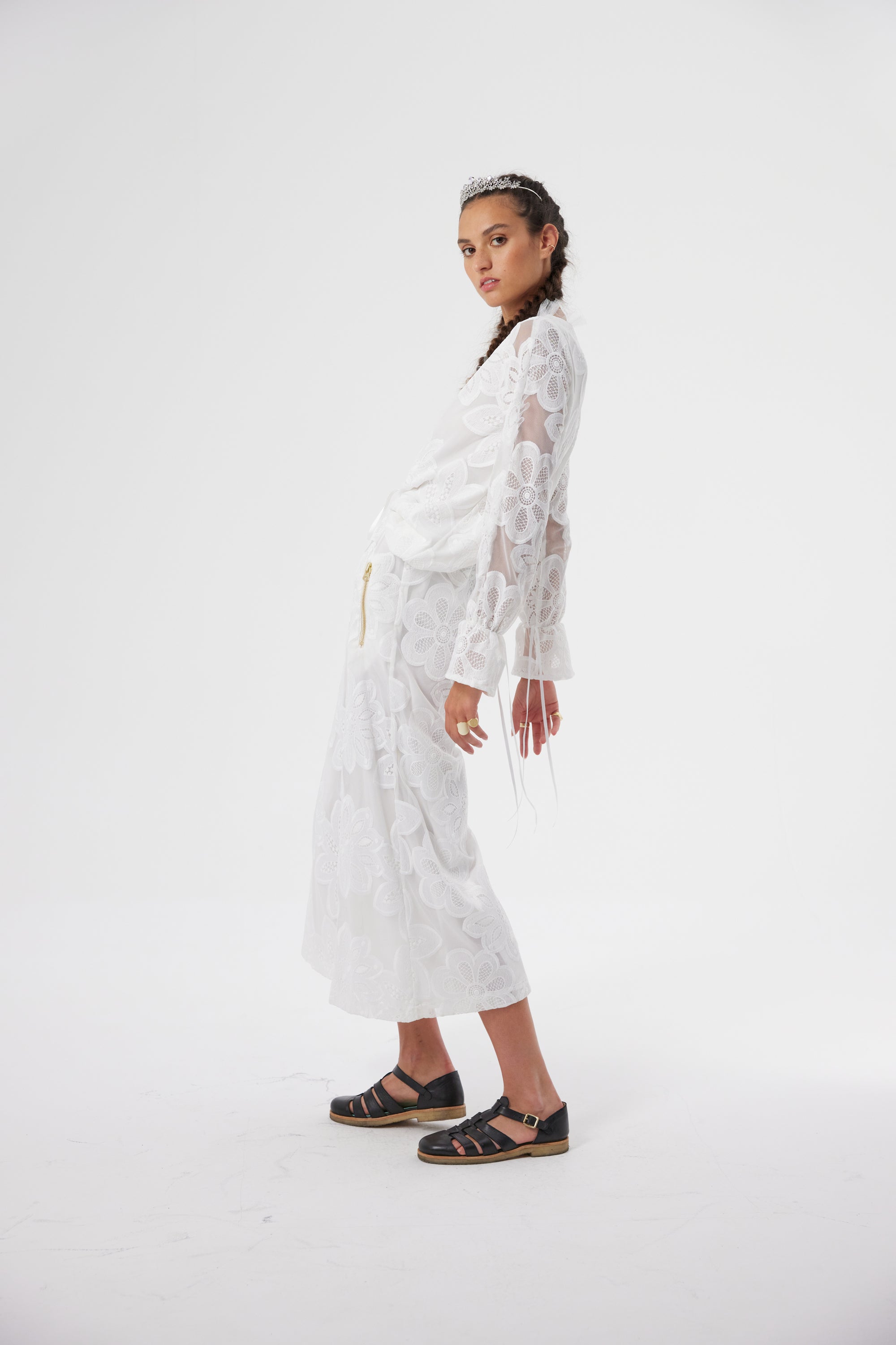 Gil jumpsuit in Fantasy embroidery