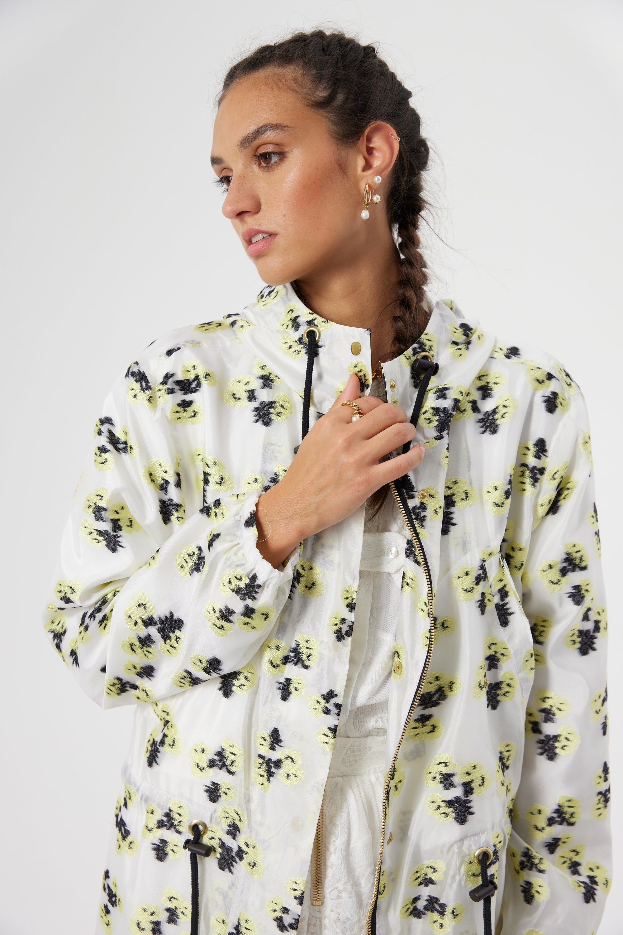 Parka Onur en broderie Luciole