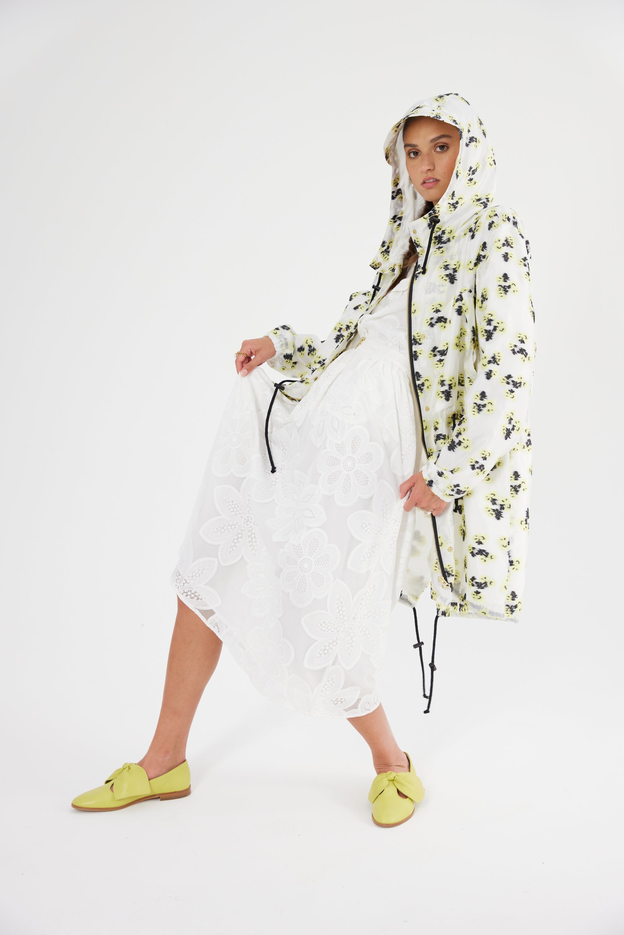 Parka Onur en broderie Luciole