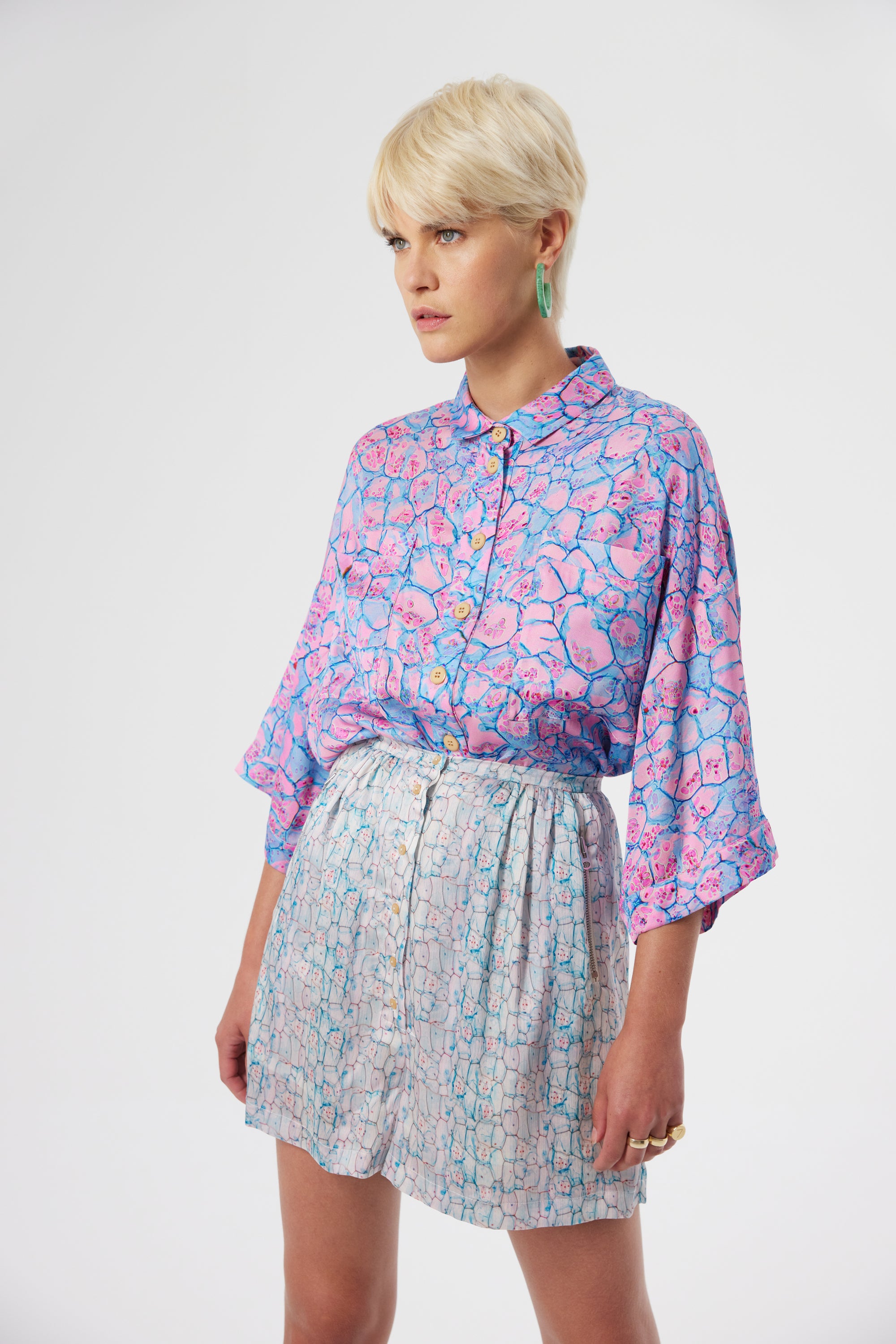 Doll short in Lagoon print