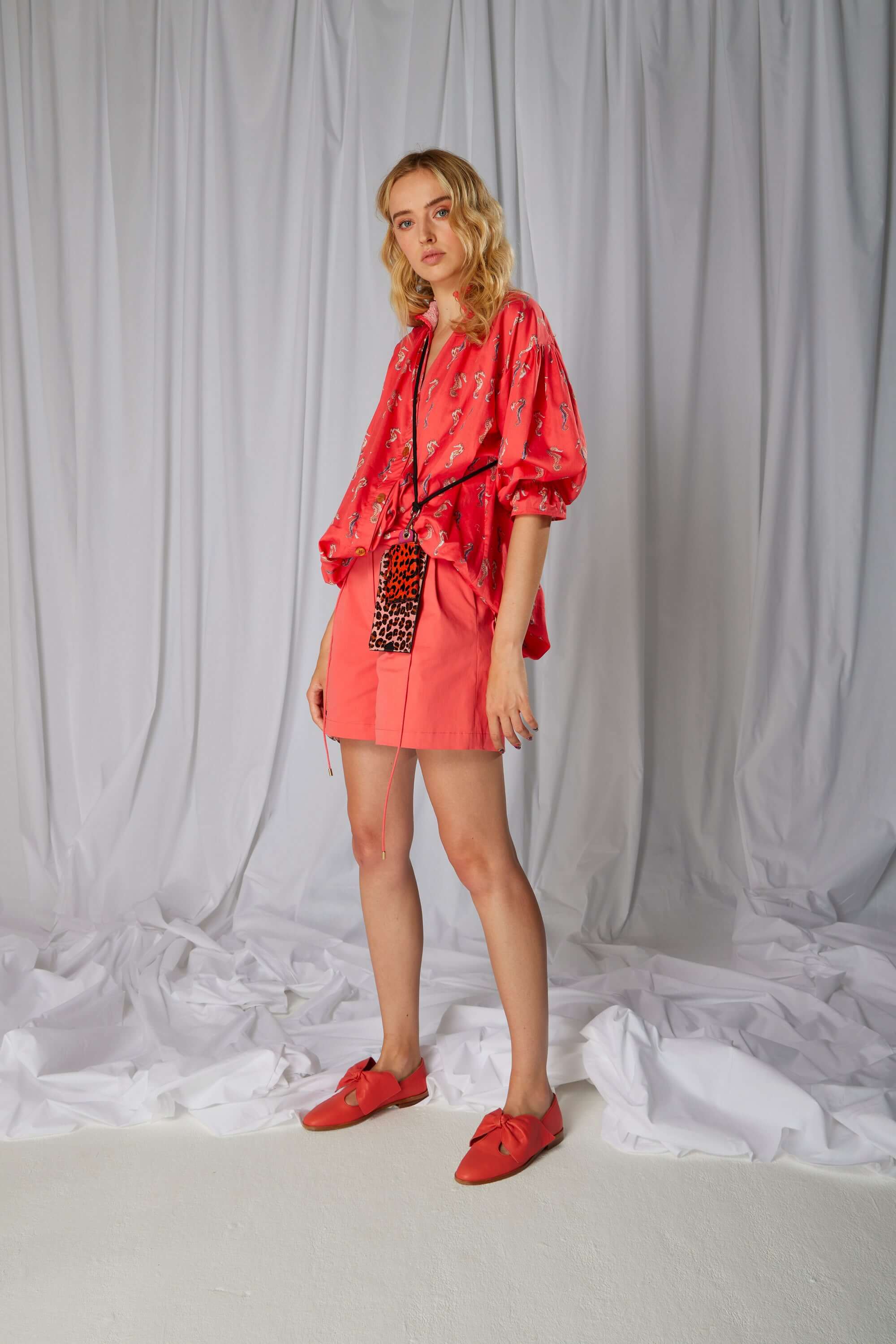 Short Beckett en coton Bleu de Travail