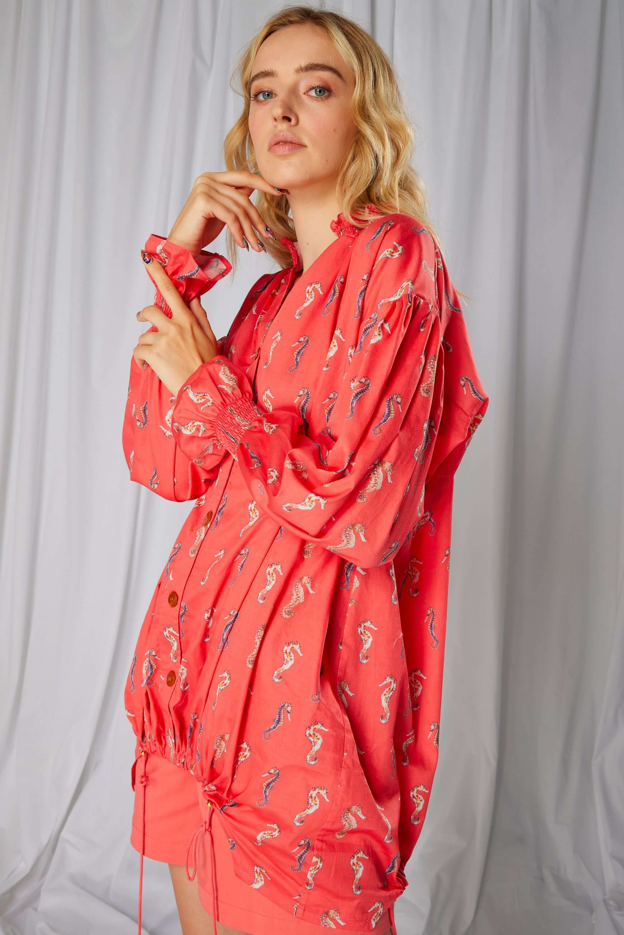 Tunique Owen en imprimé Gravure