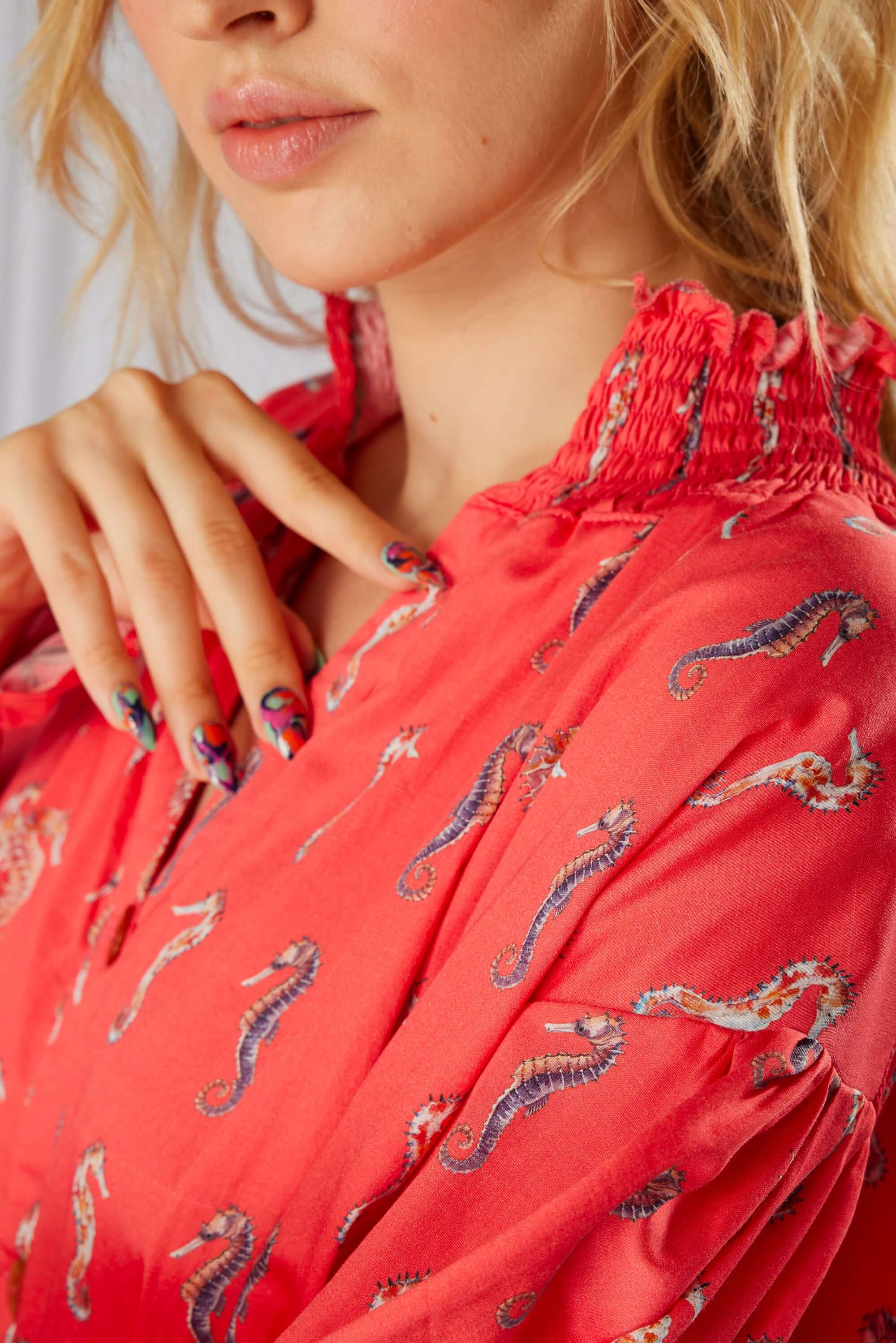 Tunique Owen en imprimé Gravure