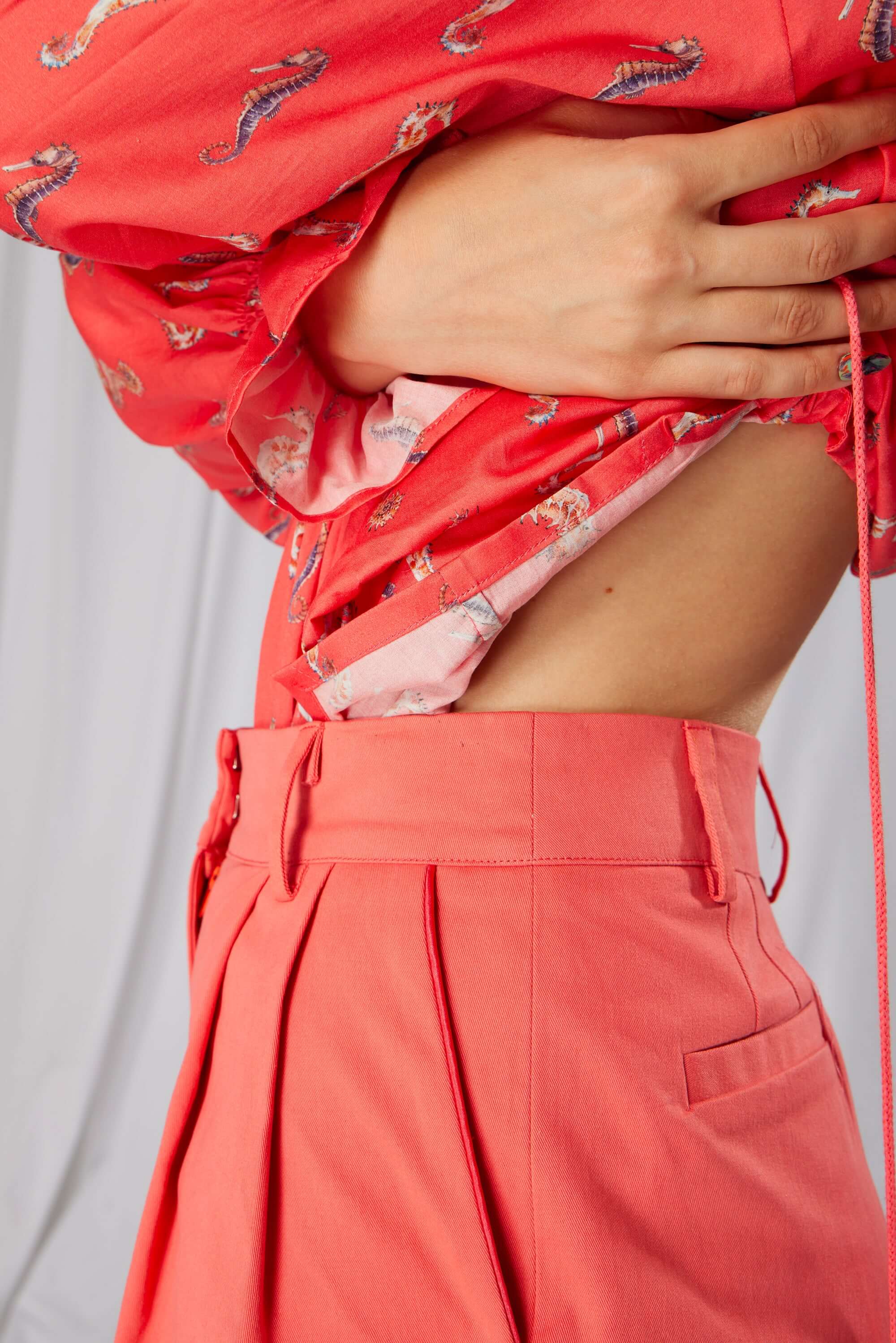 Short Beckett en coton Bleu de Travail