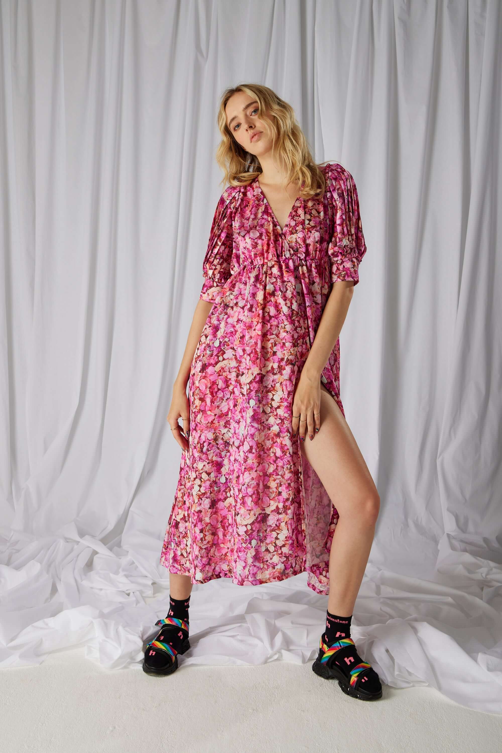 Jim dress in Cabaret print