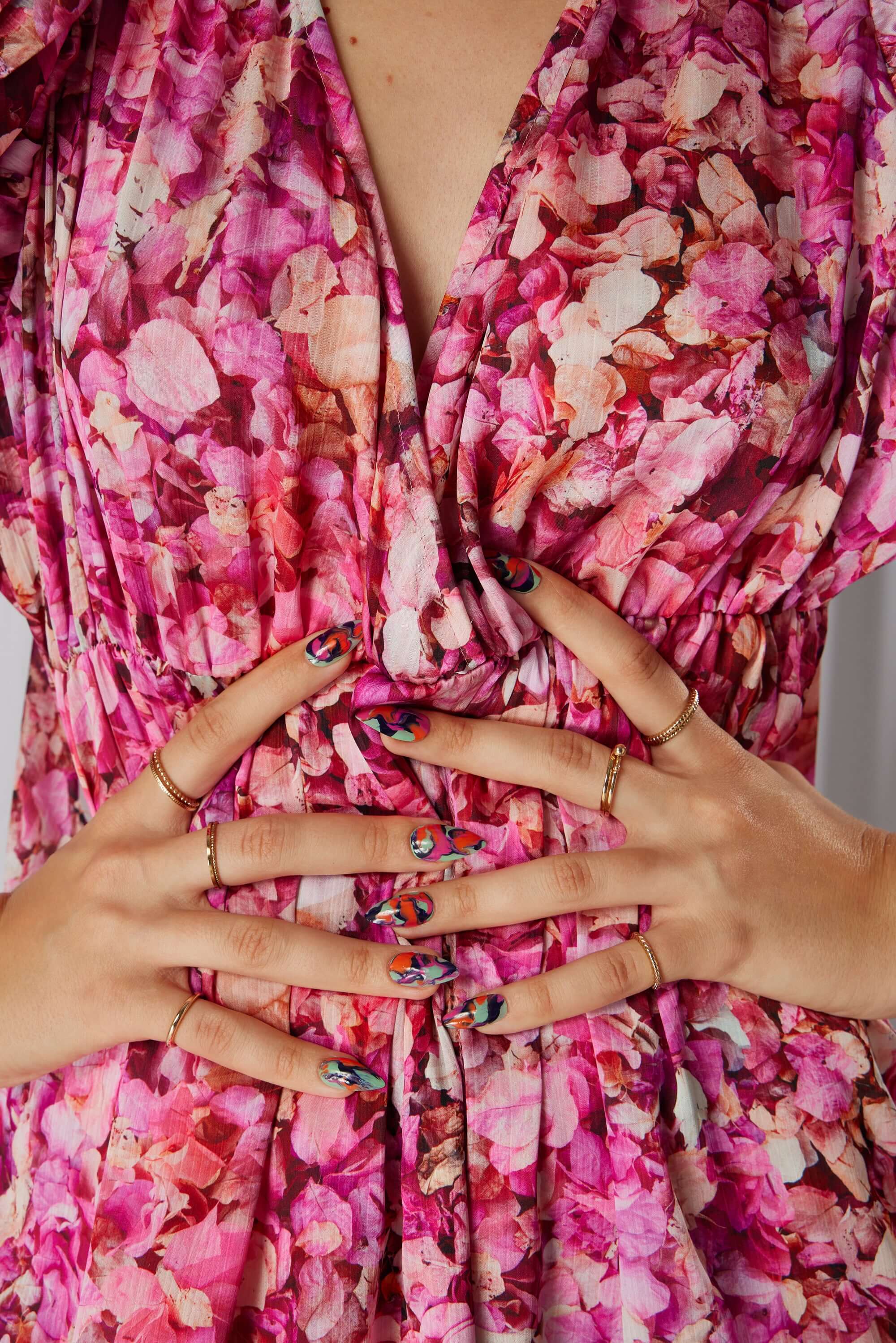 Jim dress in Cabaret print