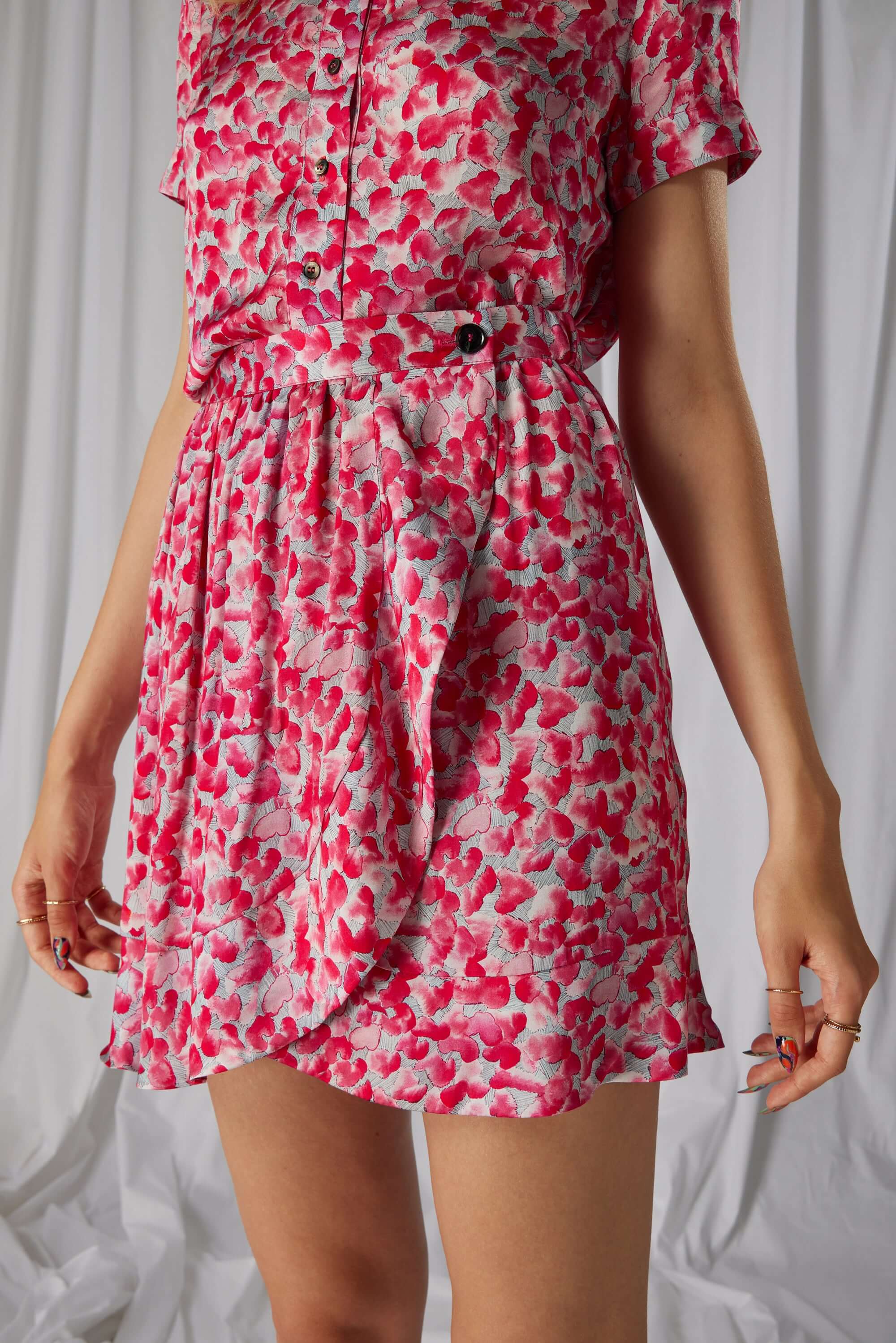 Austria skirt in Halo print