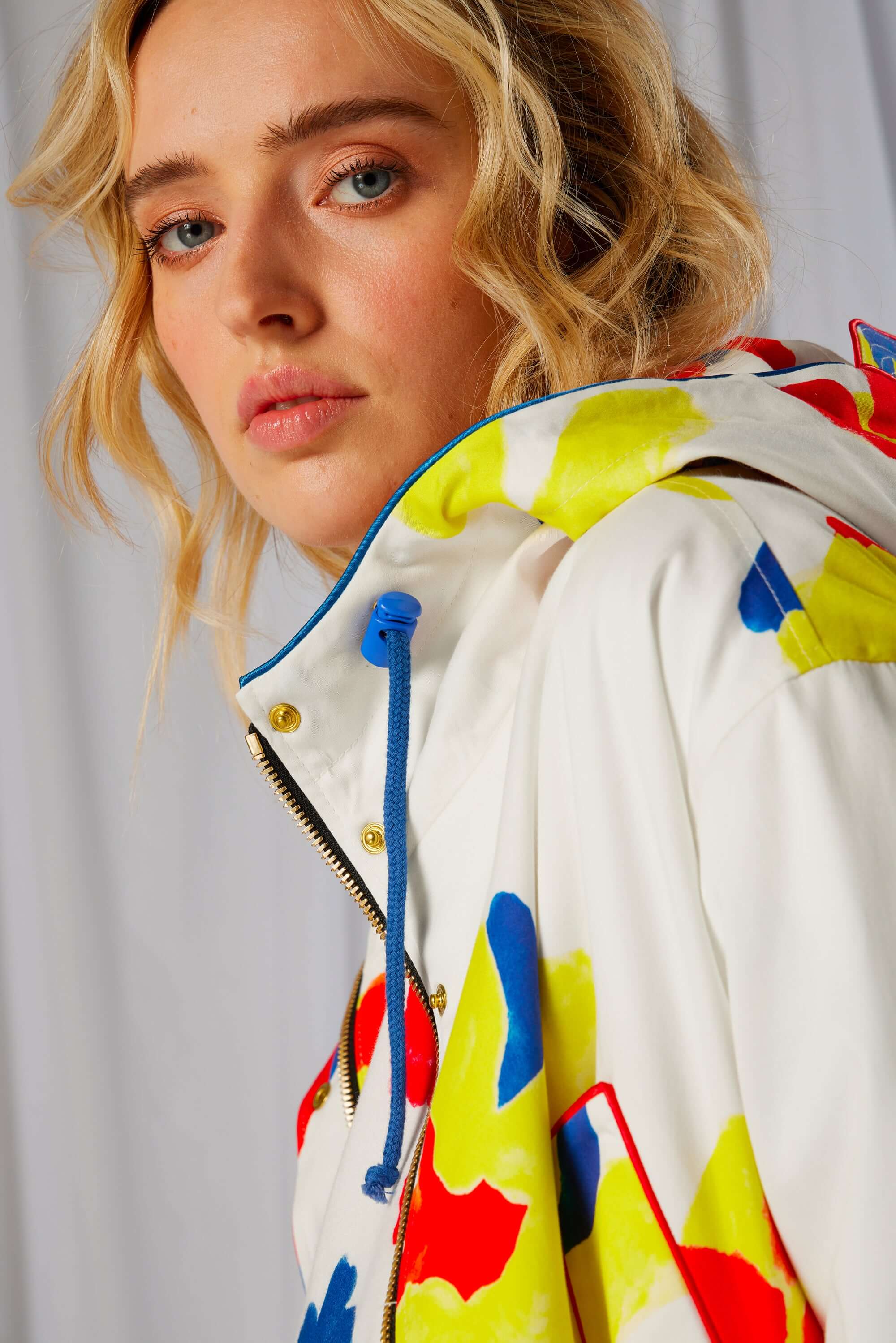 Onur parka in Primary print