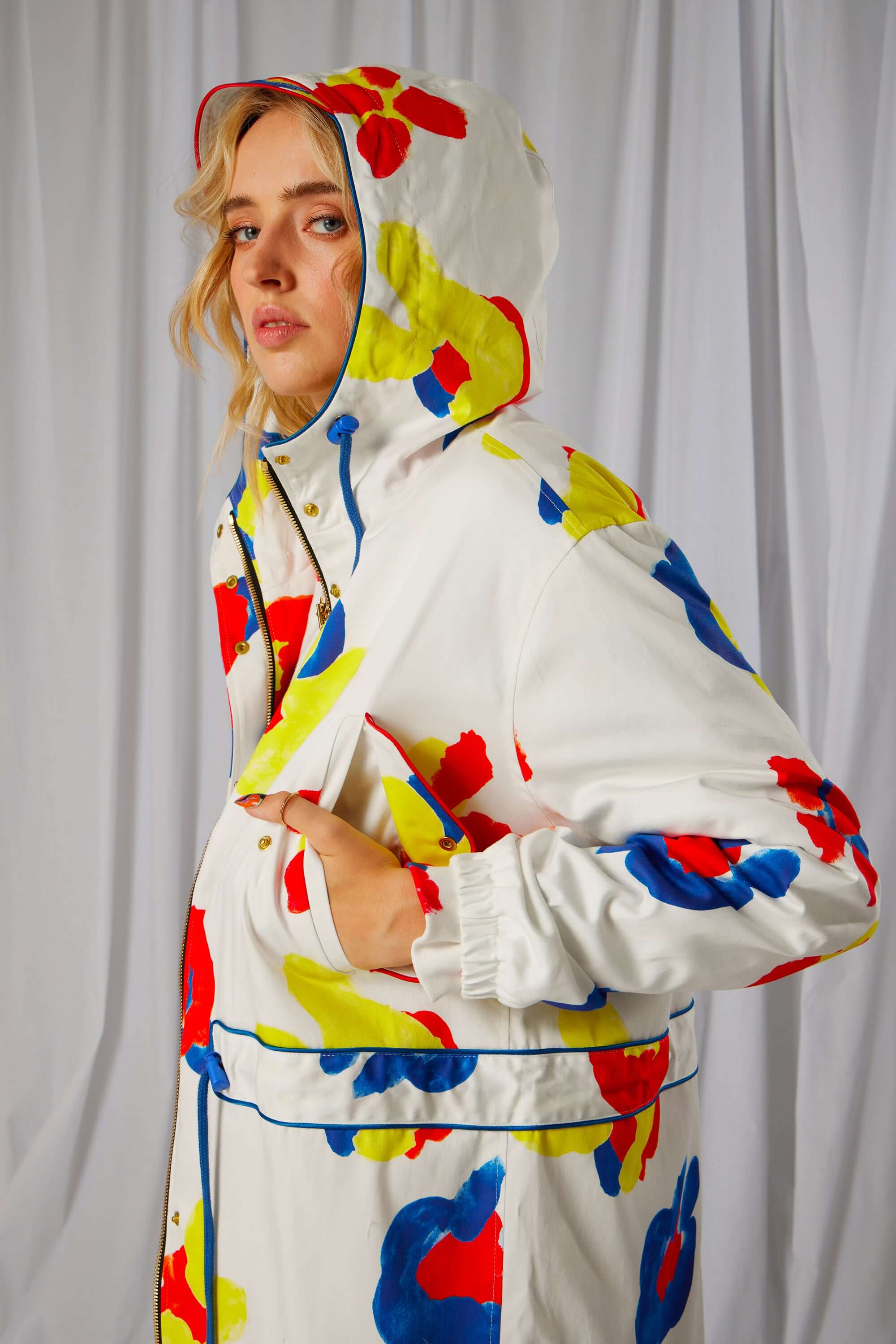 Onur parka in Primary print