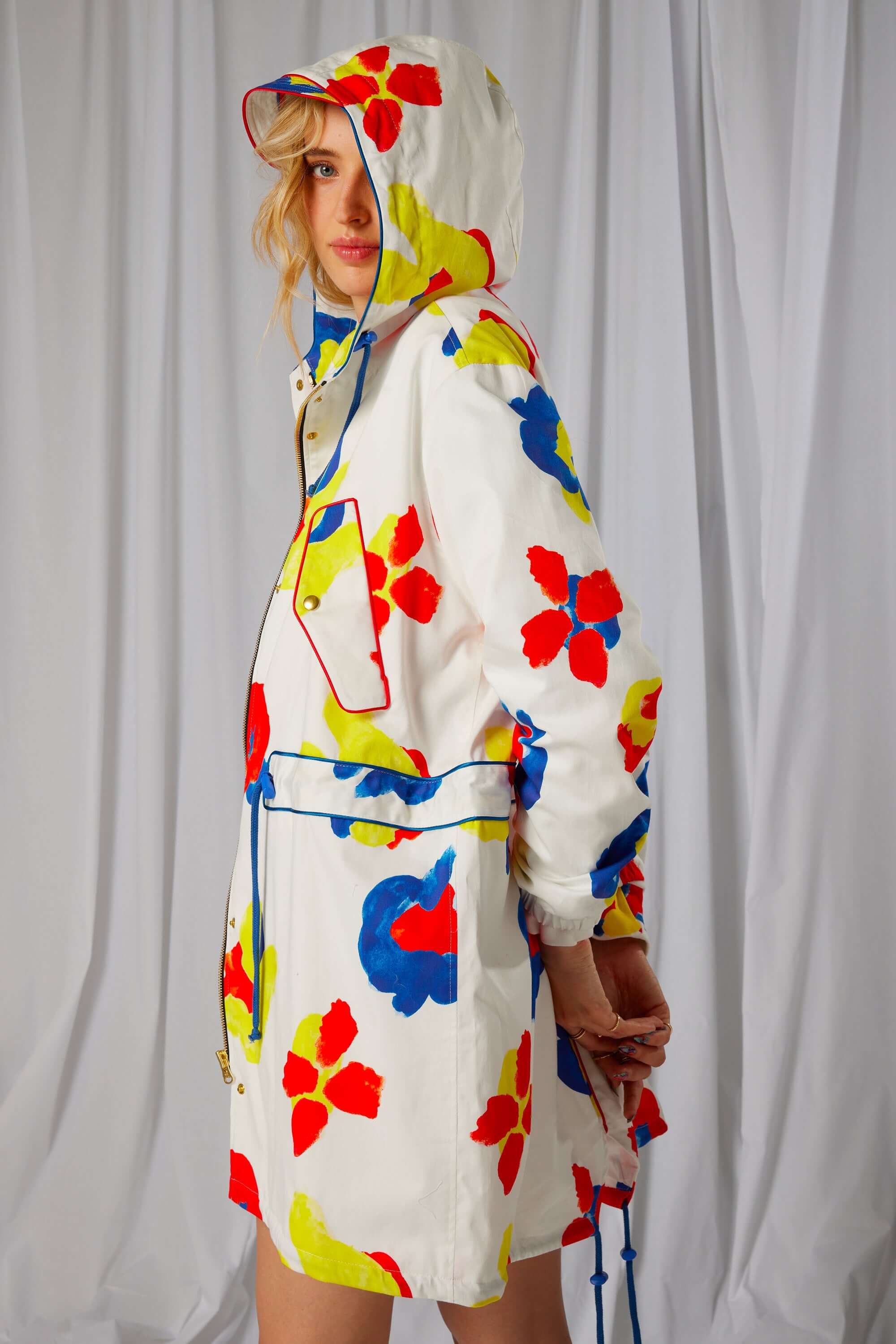 Onur parka in Primary print