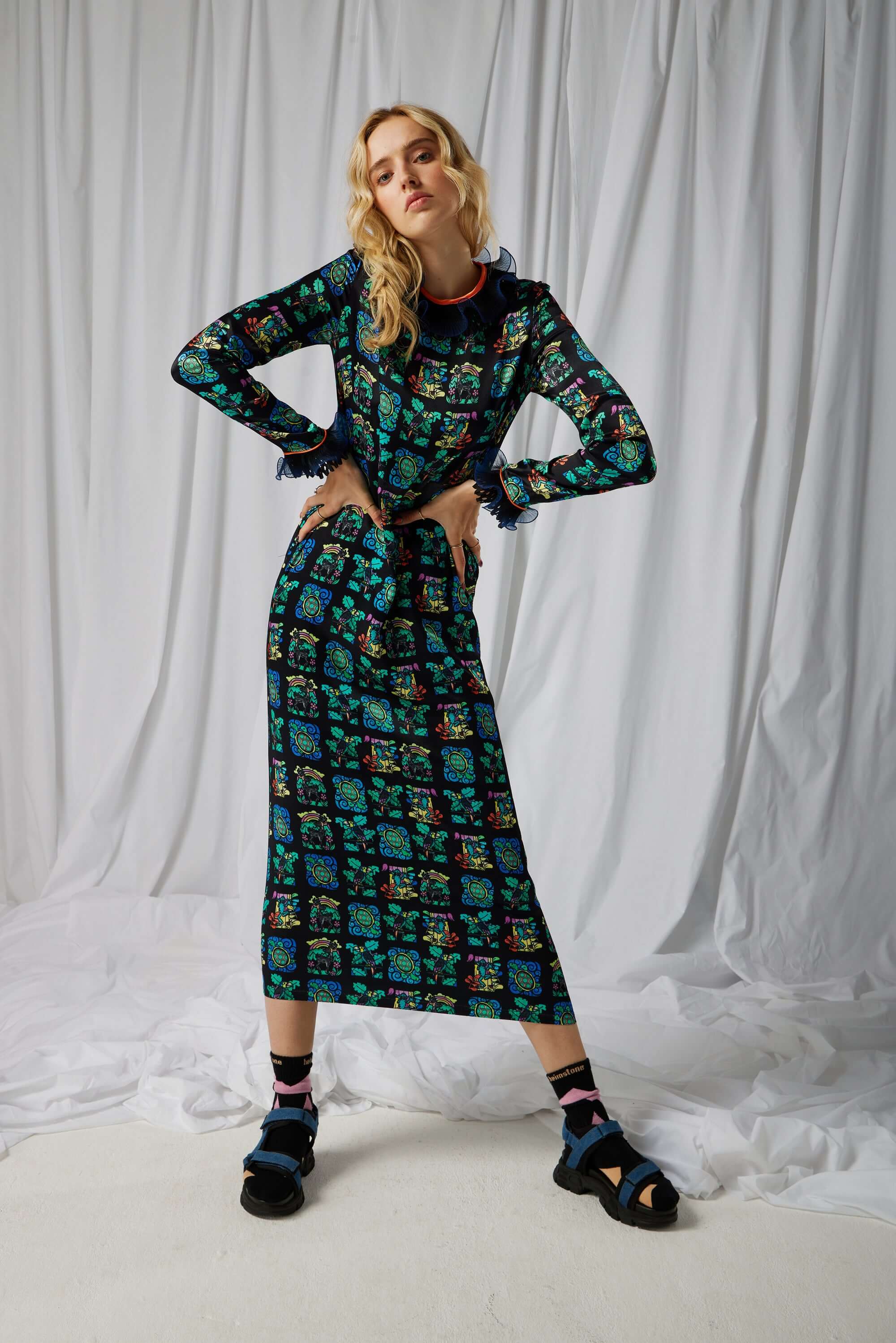 Marshall dress in Moonlight print