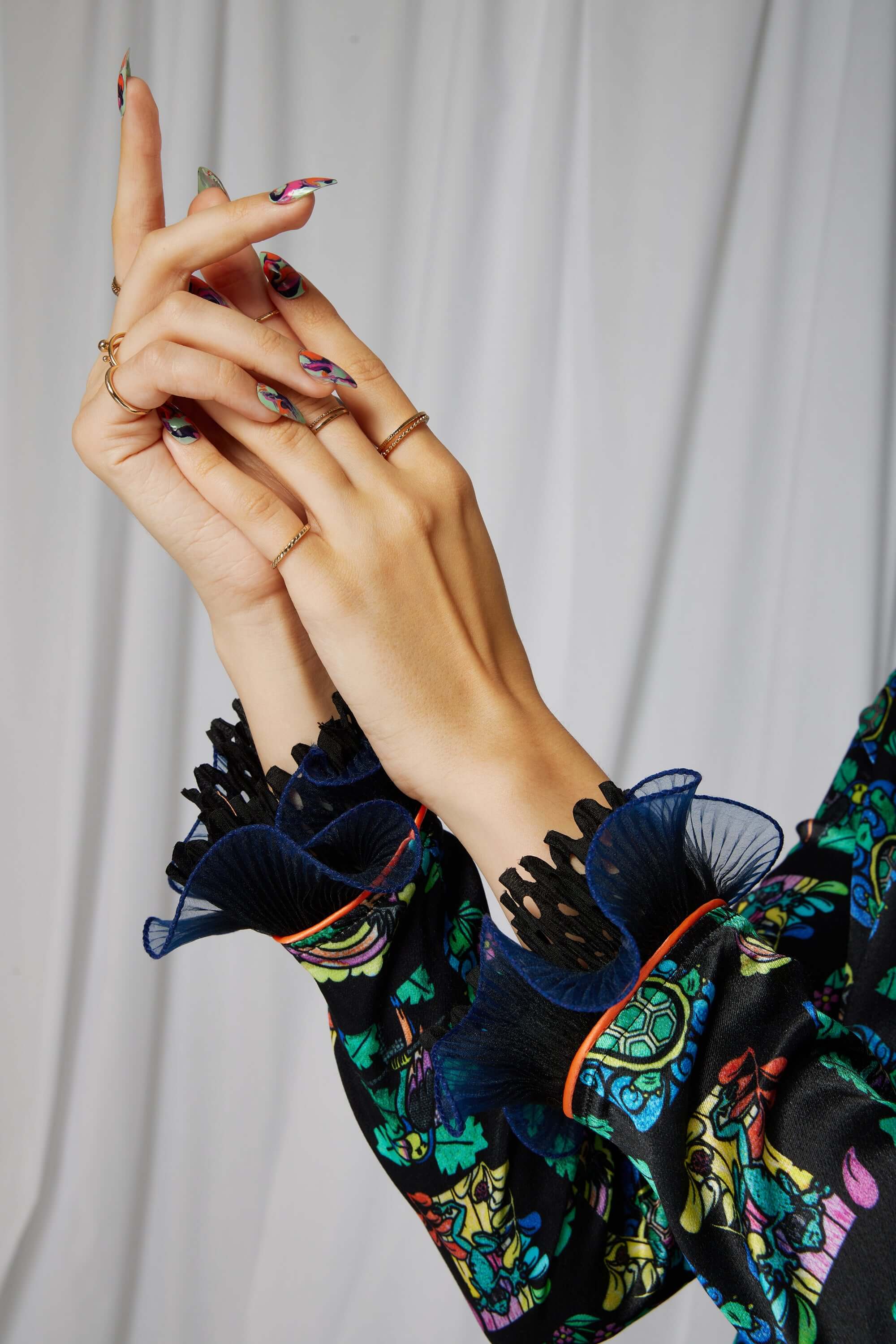 Marshall dress in Moonlight print