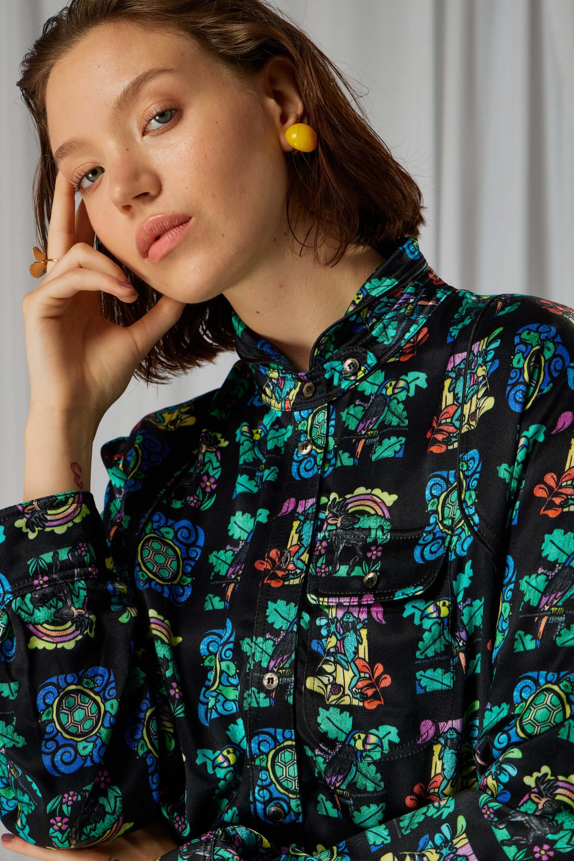 Tokyo shirt in Moonlight print