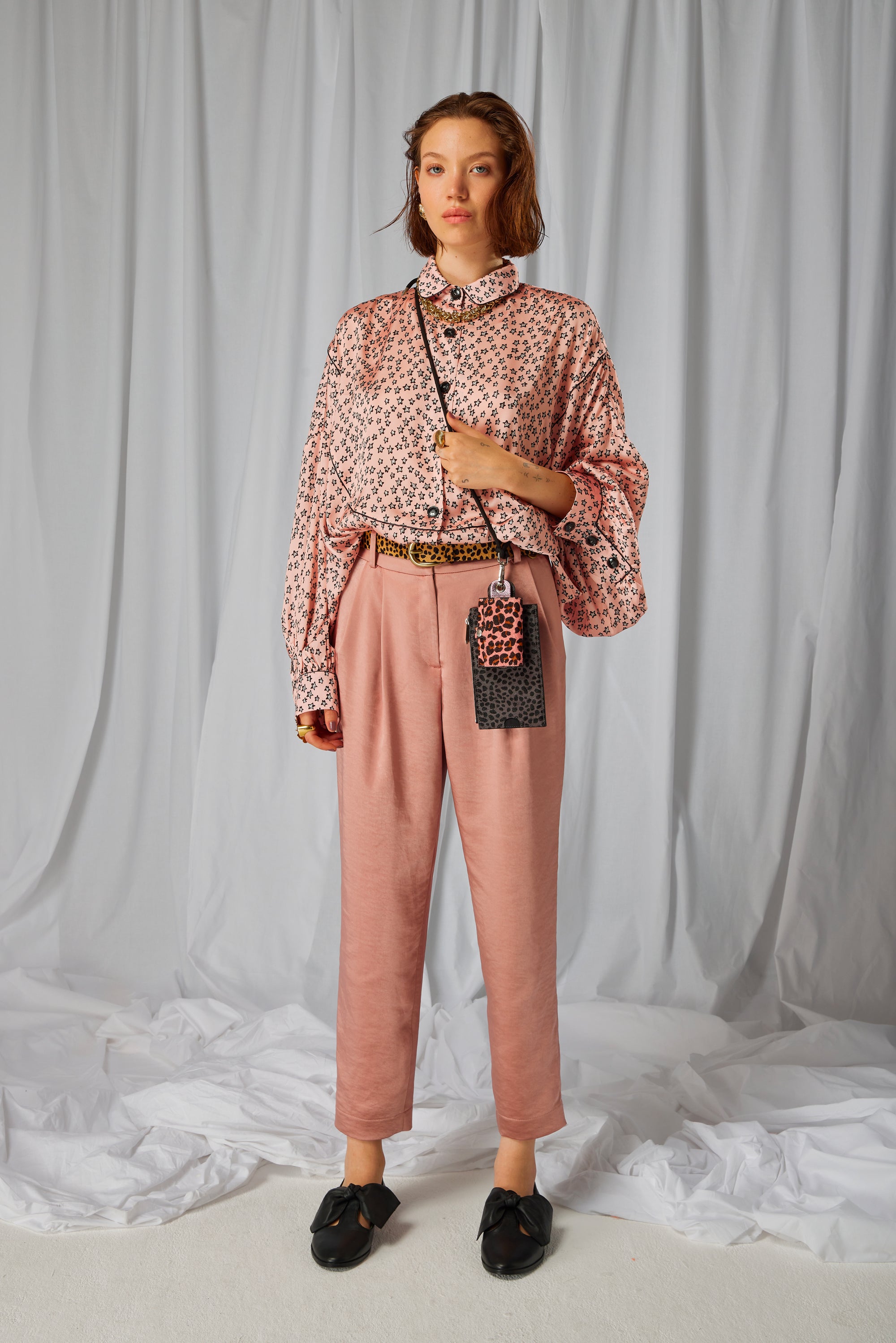 Gabriel pants in pink Nude