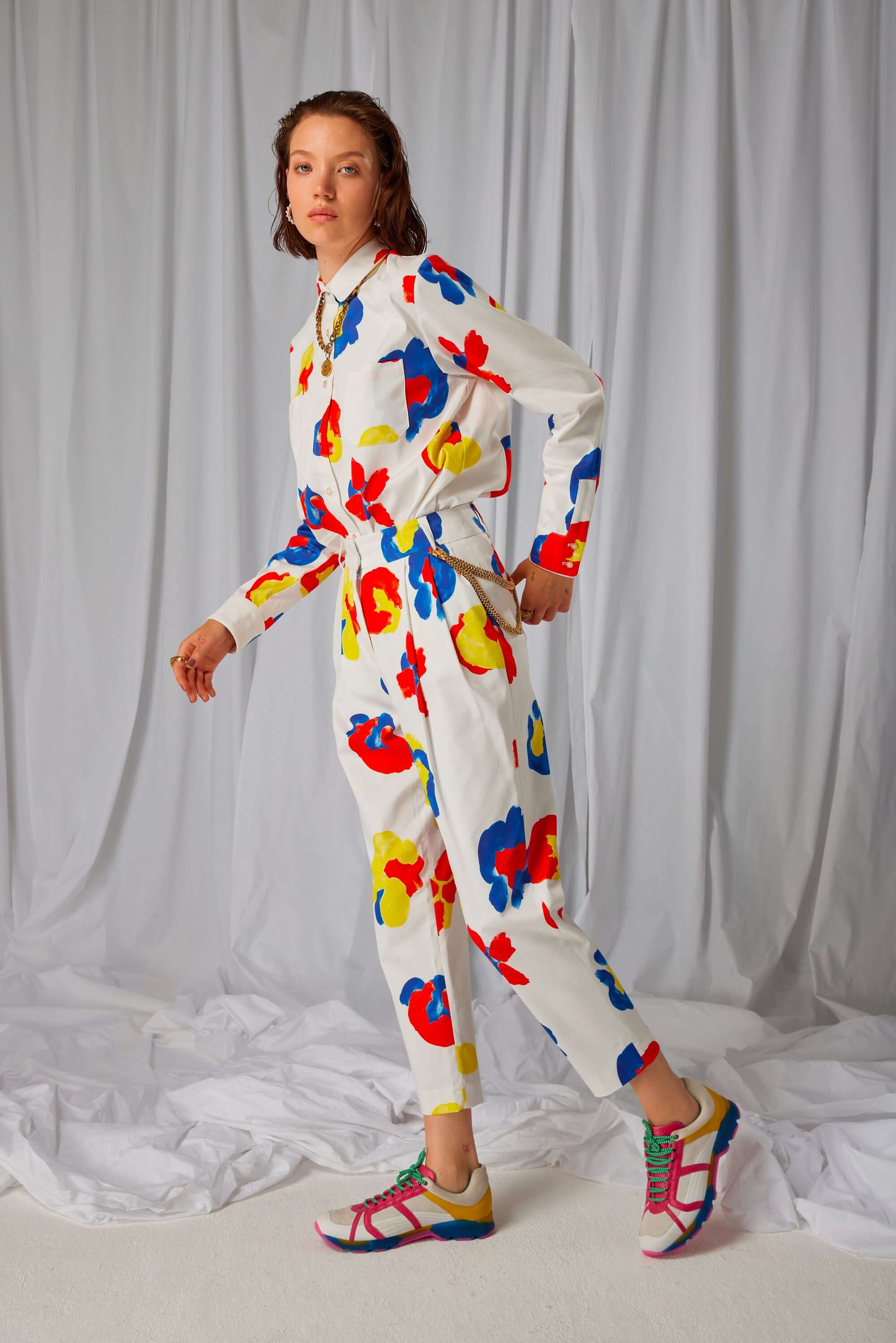 Chemise Dori en imprimé Primaire