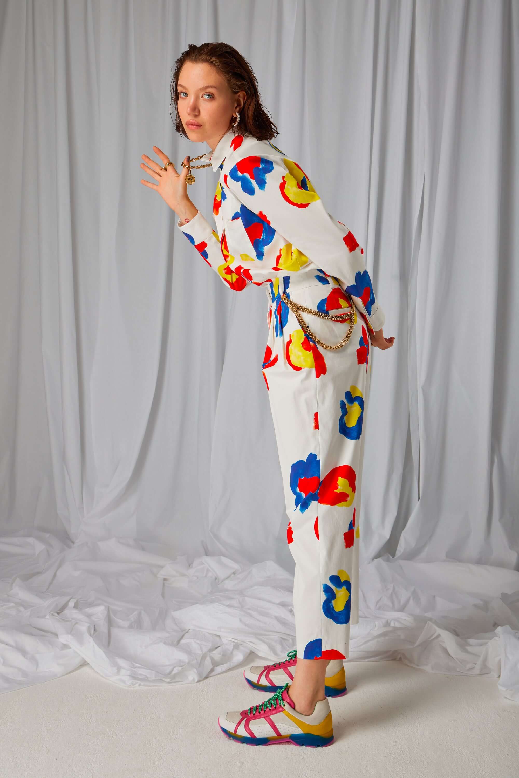 Chemise Dori en imprimé Primaire