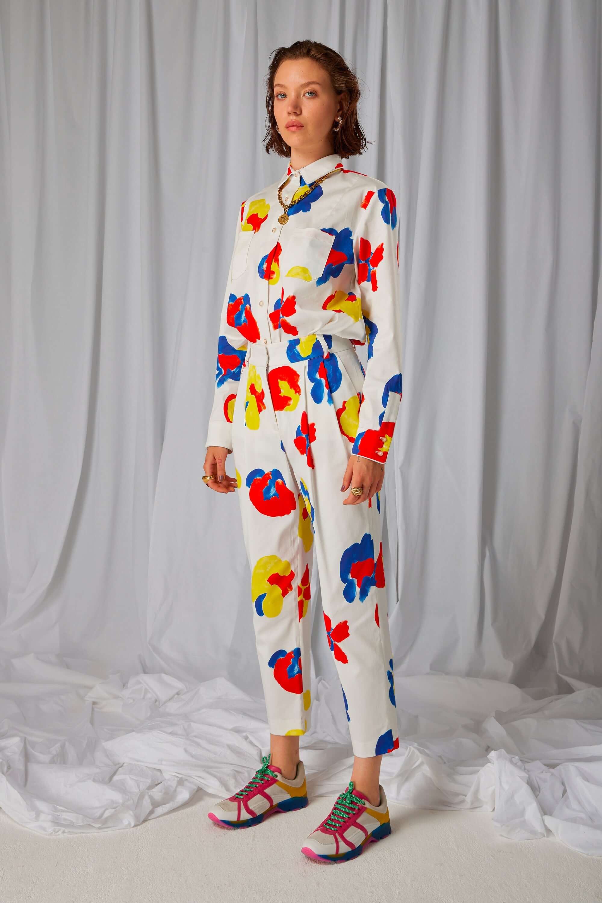 Chemise Dori en imprimé Primaire