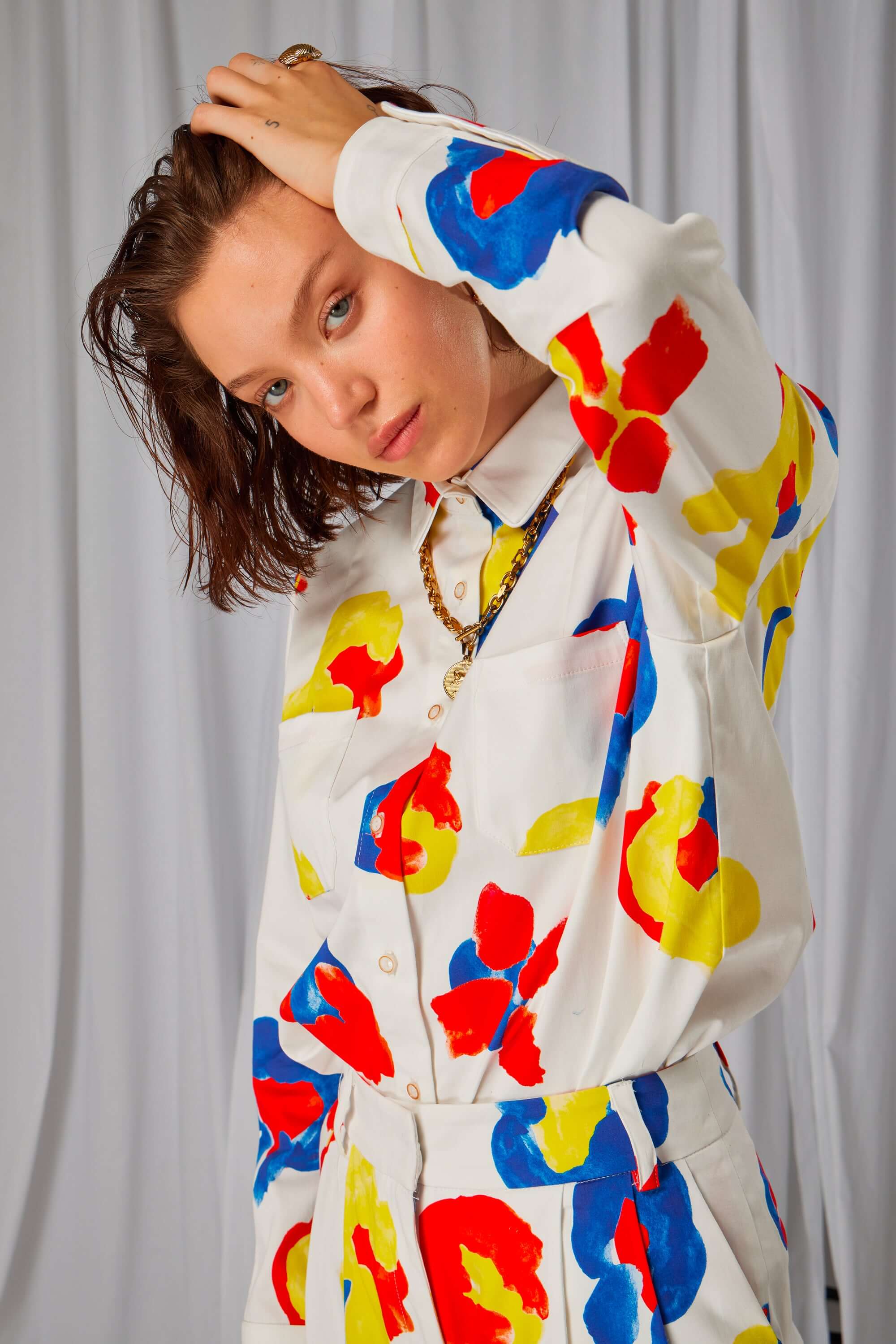 Chemise Dori en imprimé Primaire