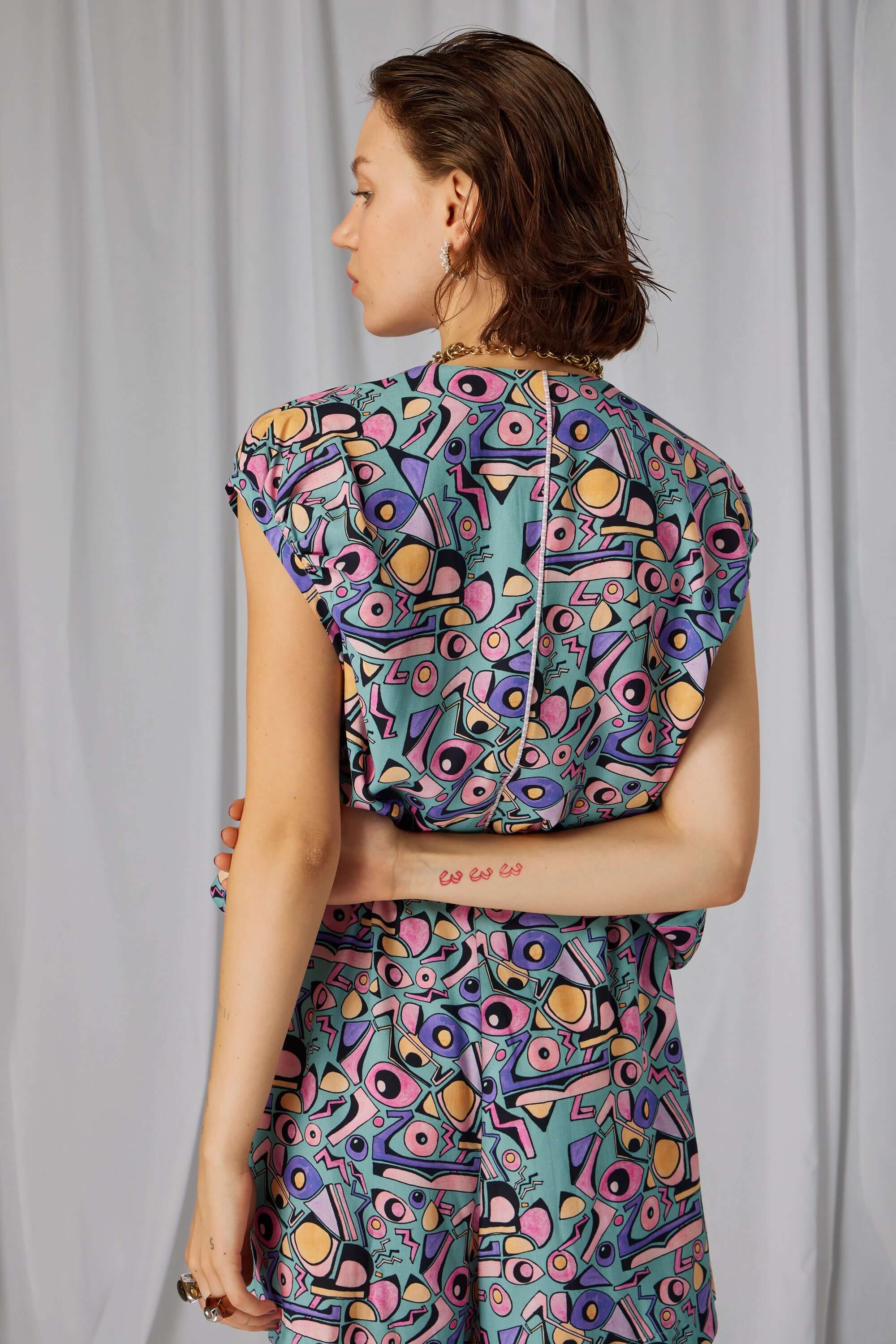 Combinaison Goa en imprimé Miami