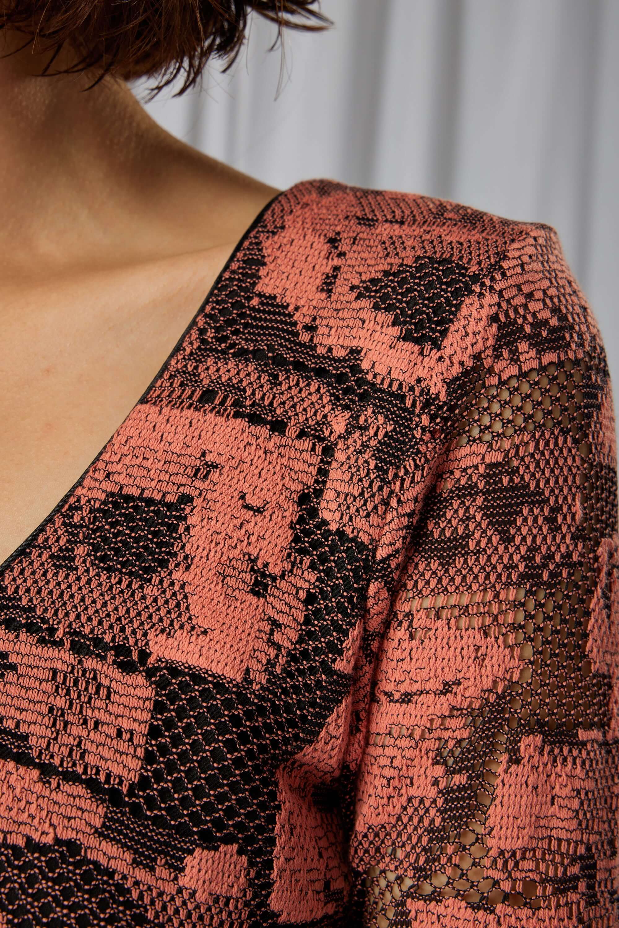 Pete dress in Brutalistic lace