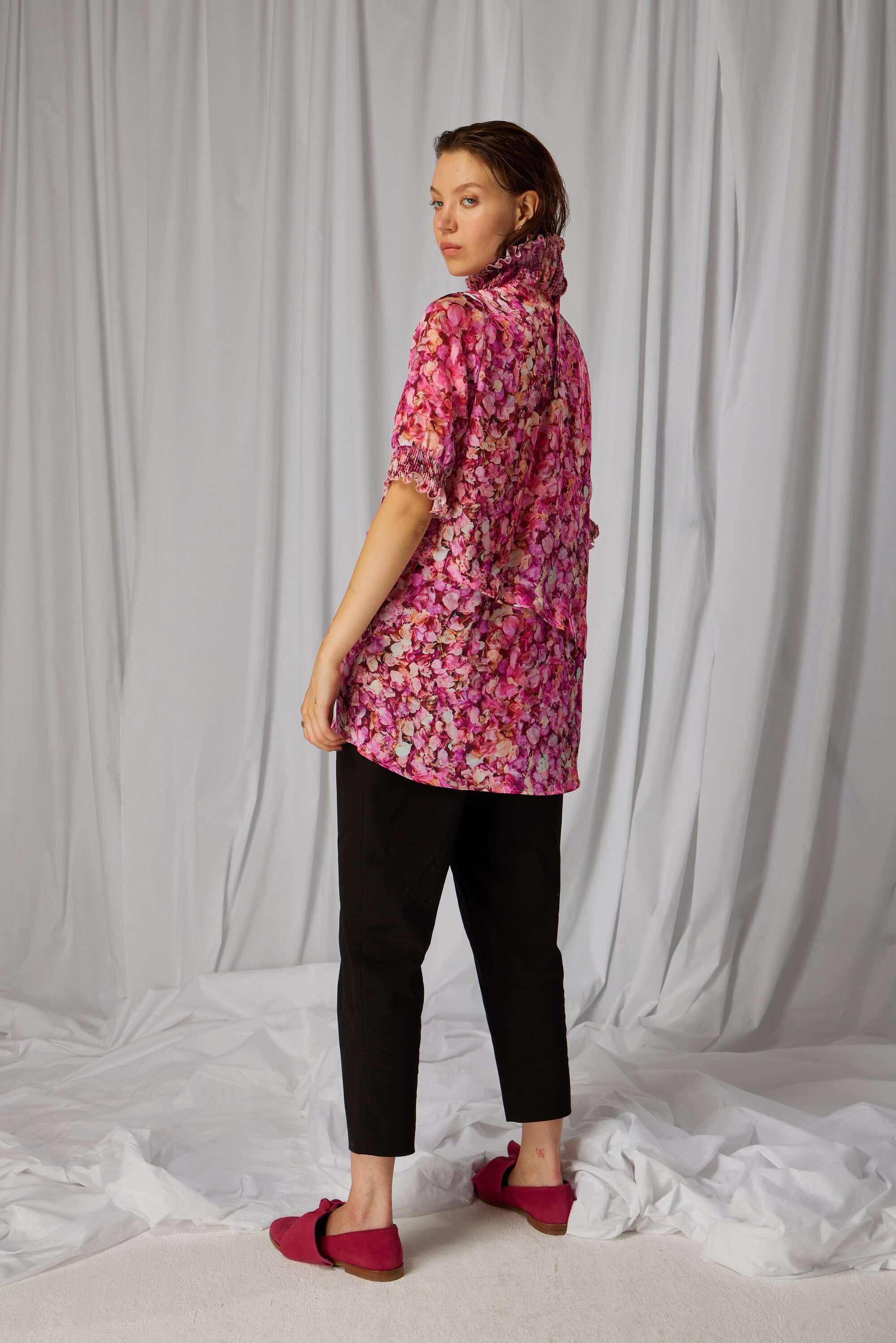 Dries top in Cabaret print