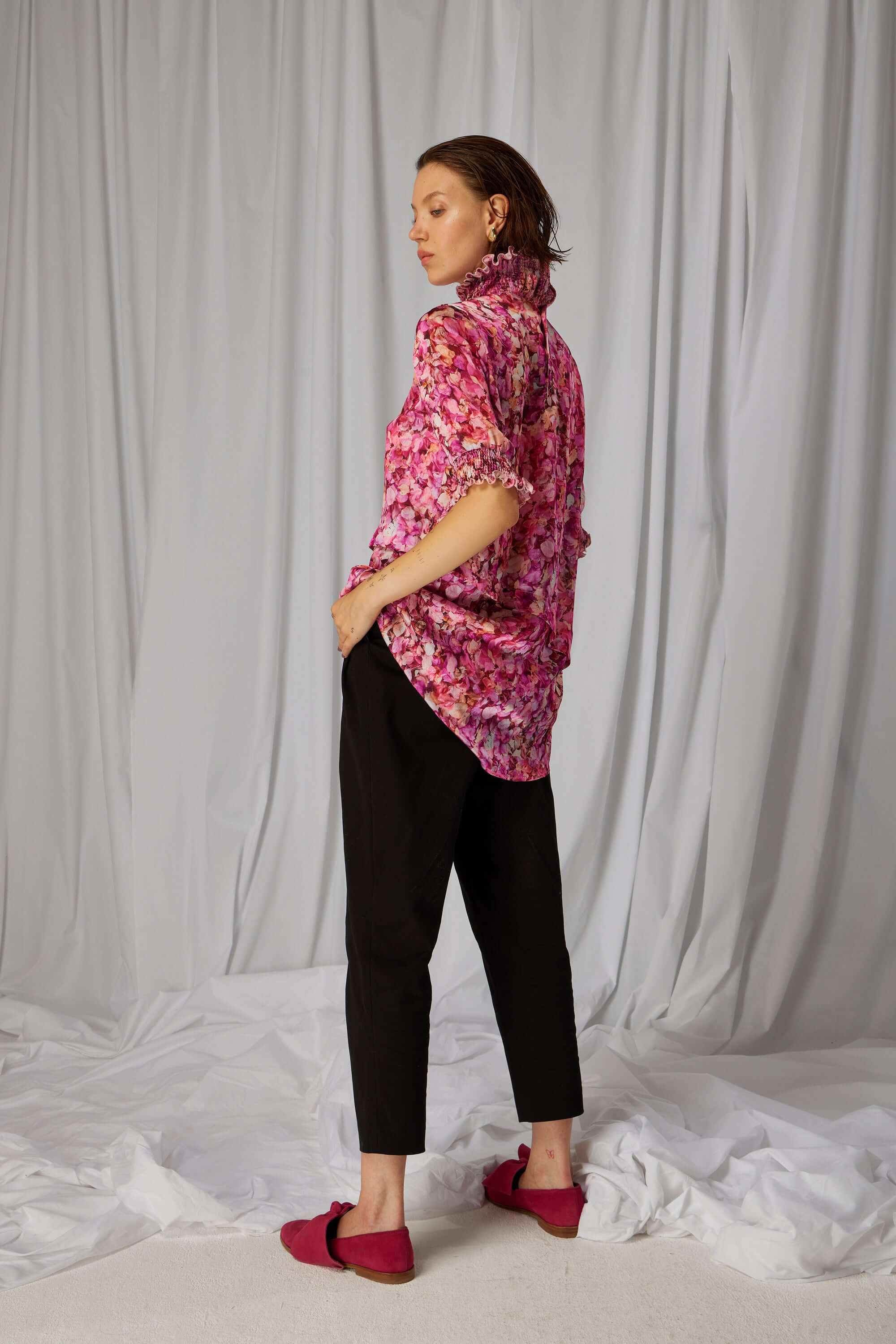 Dries top in Cabaret print