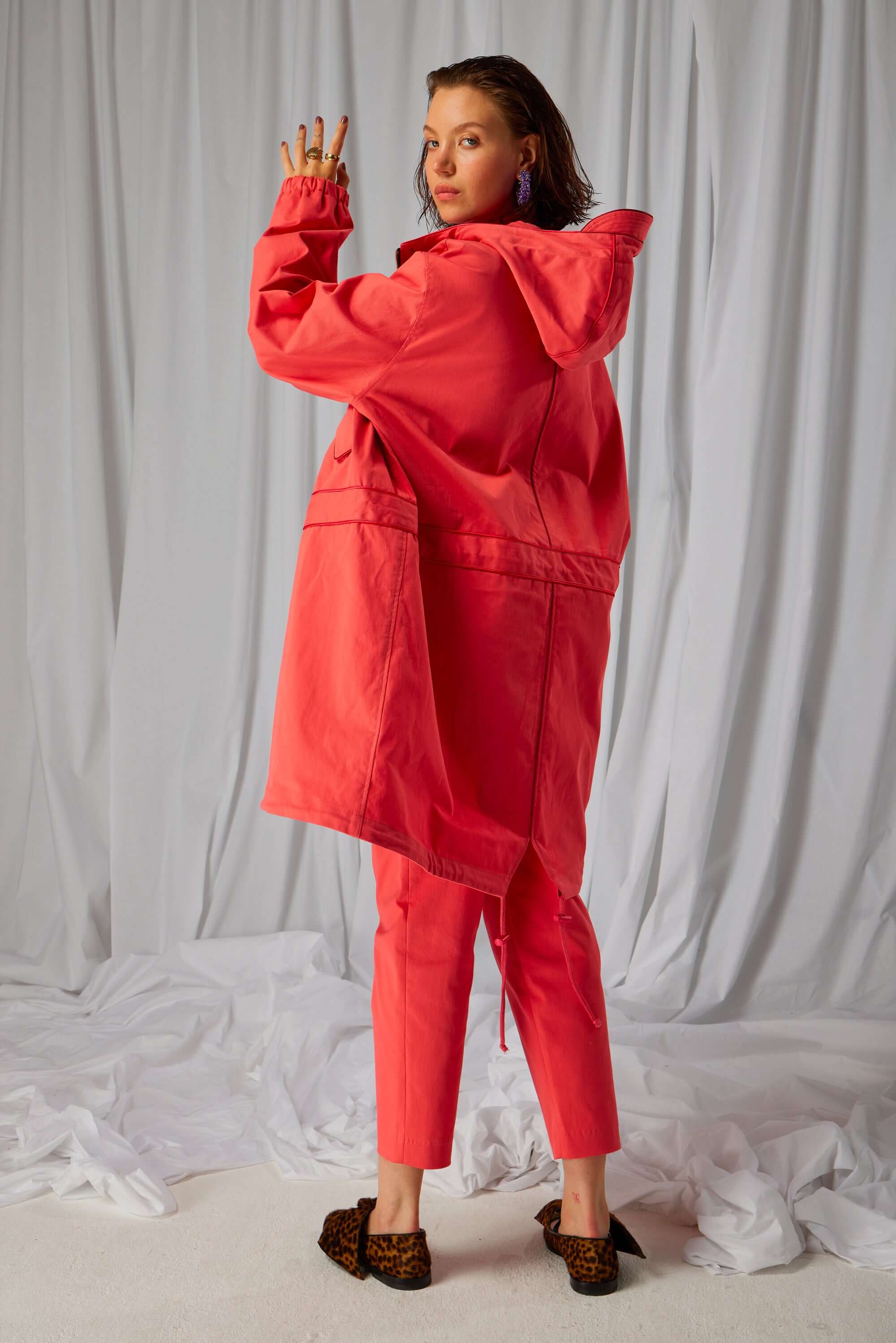 Parka Onur en coton Bleu de Travail