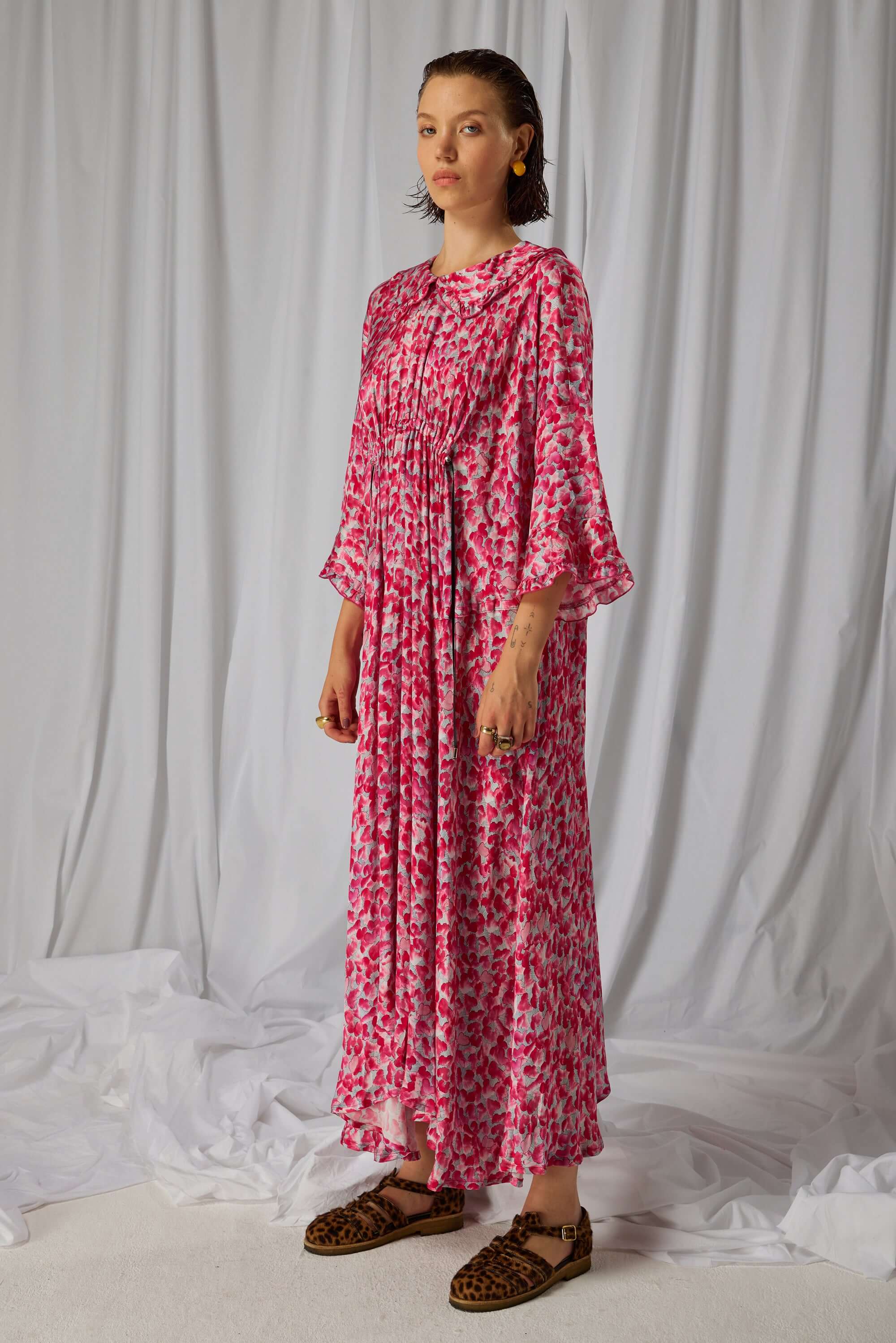 Scarlett dress in Halo print