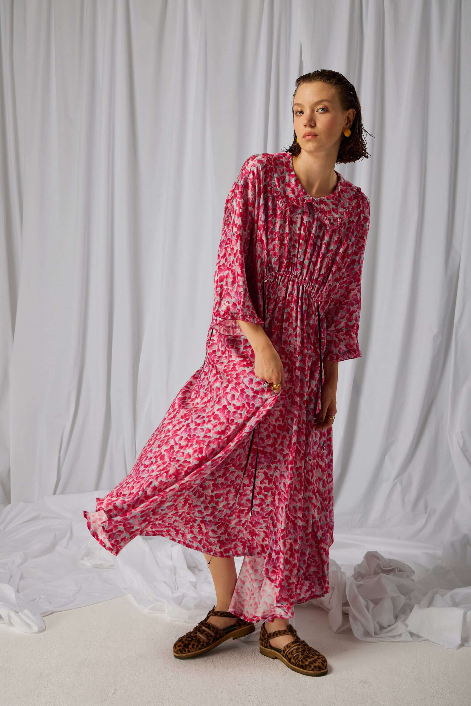 Scarlett dress in Halo print