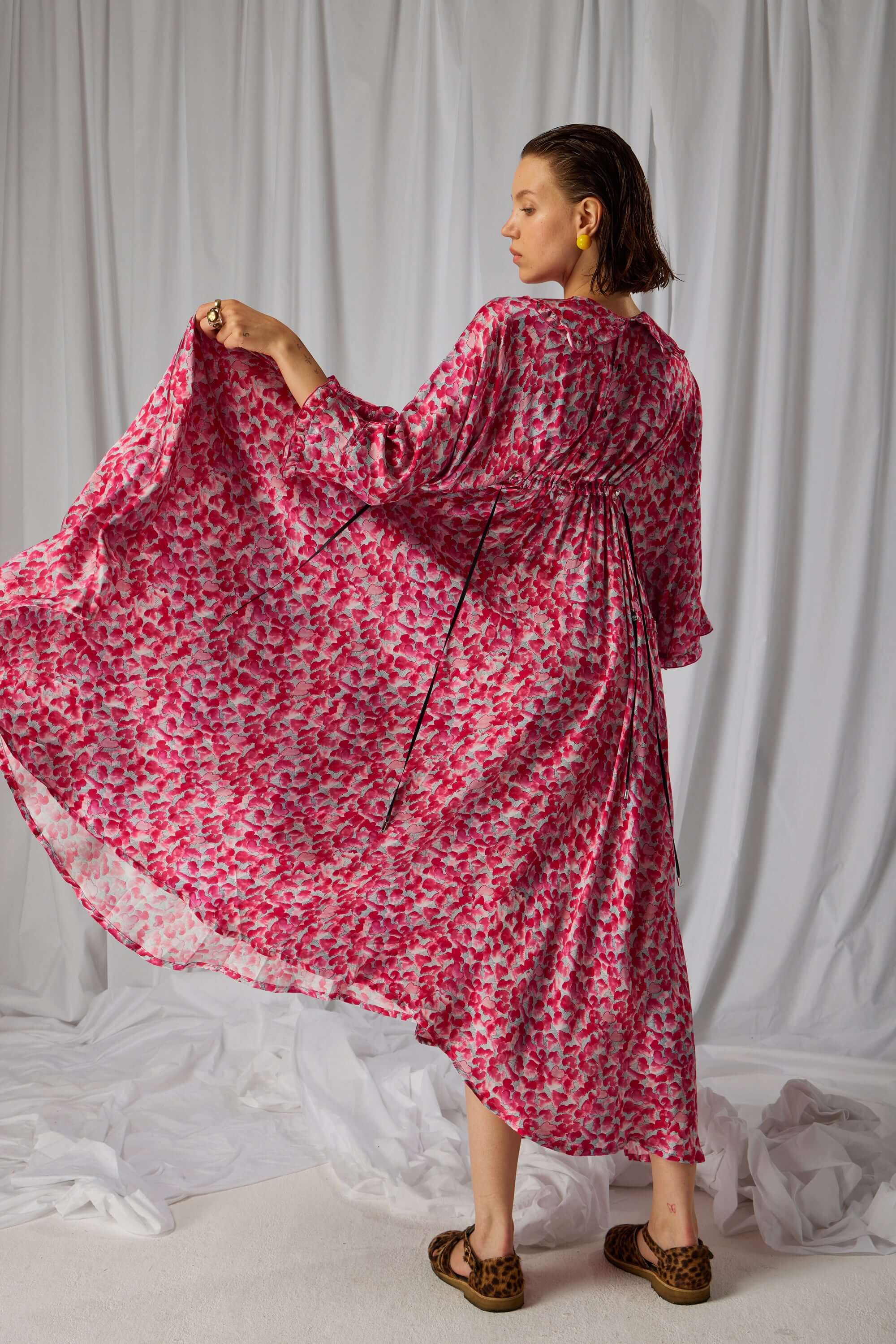 Scarlett dress in Halo print