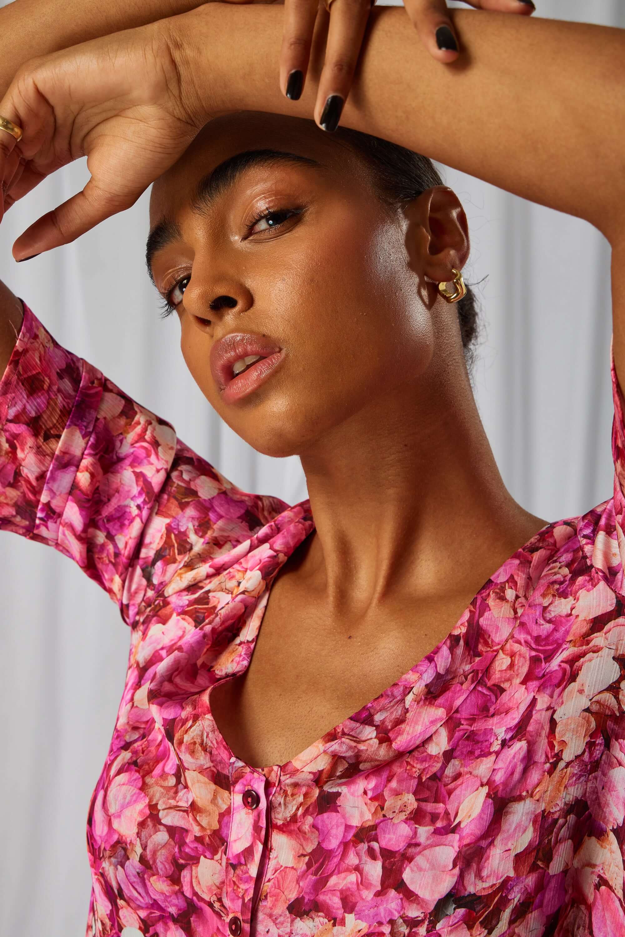 Java dress in Cabaret print