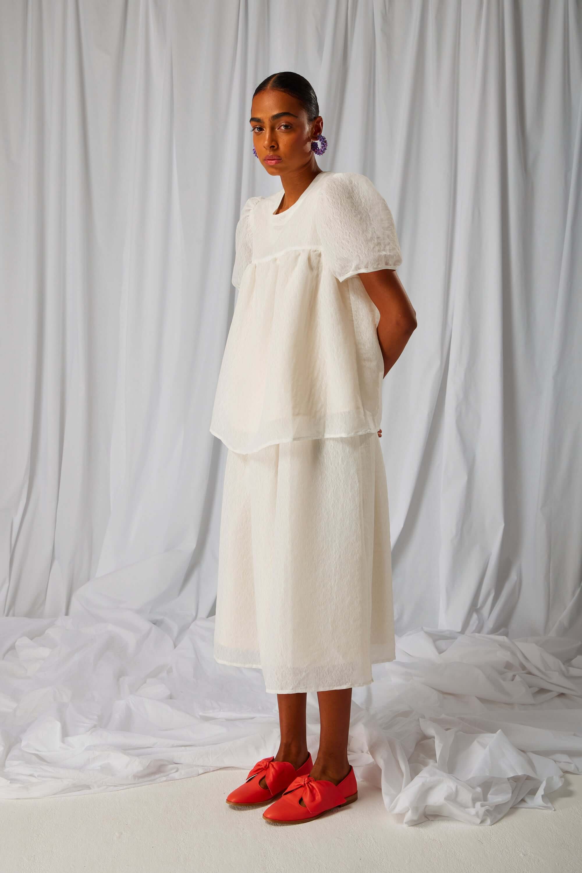 Orso skirt in Frequencies weave