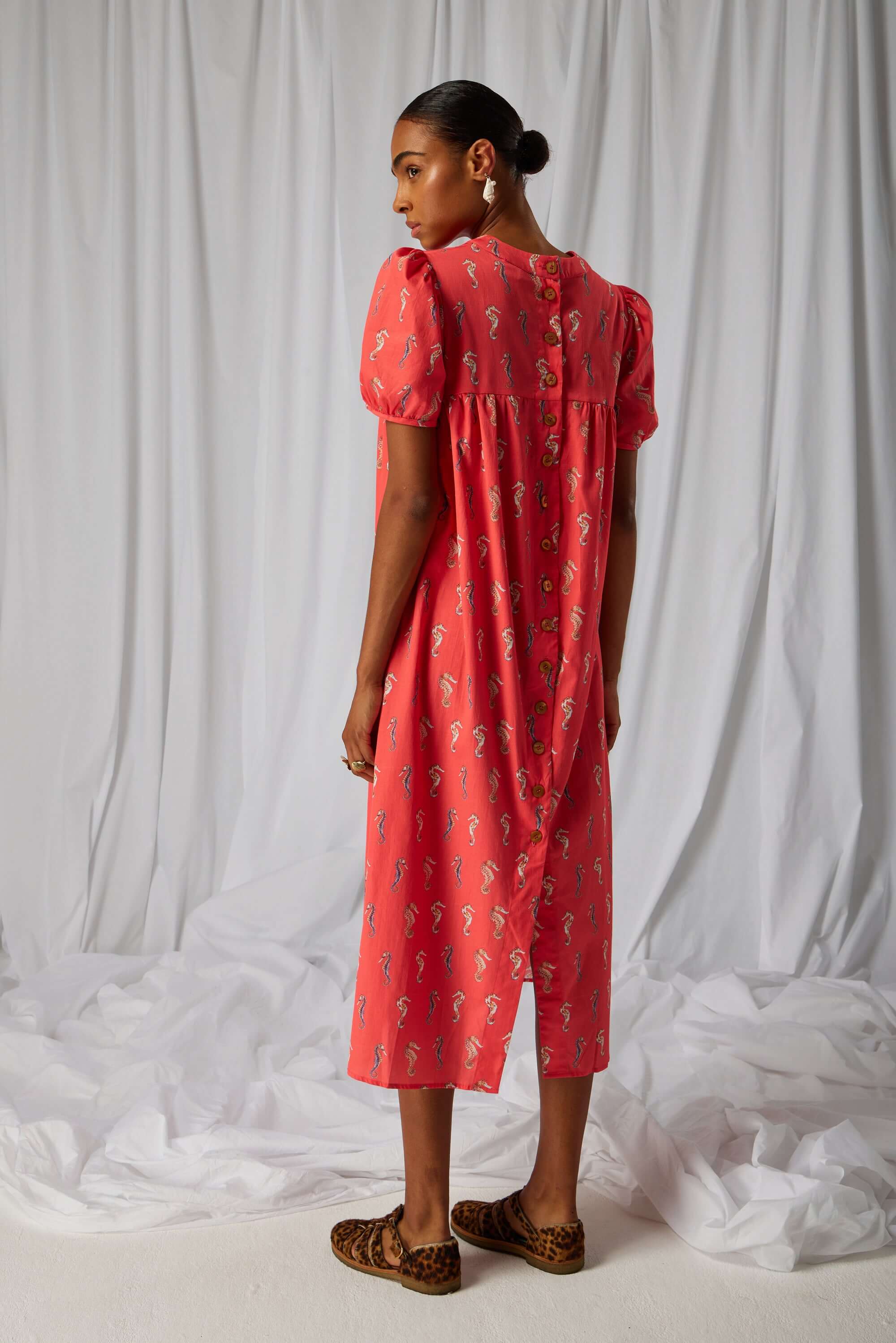 Robe Gaya en imprimé Gravure