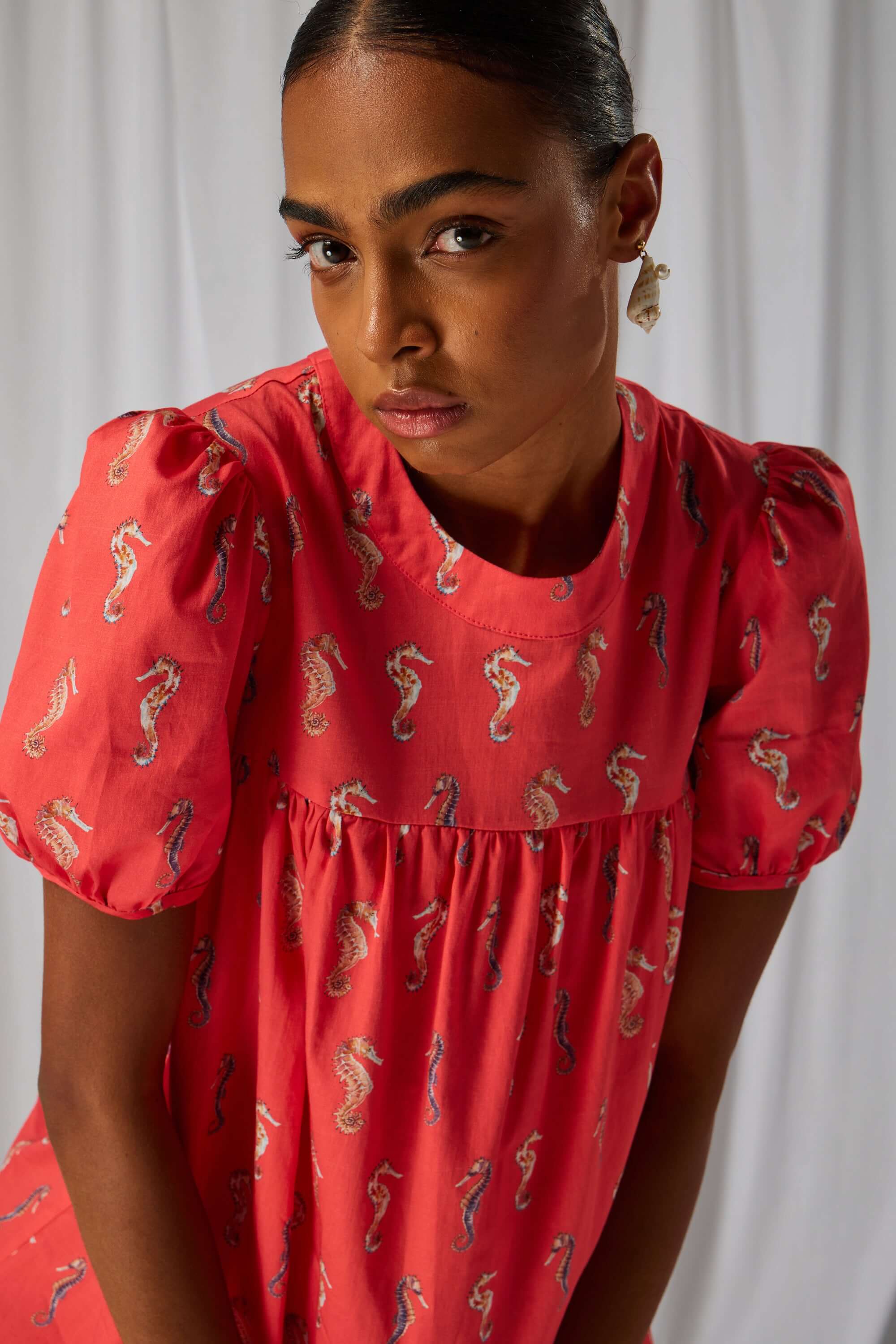 Robe Gaya en imprimé Gravure