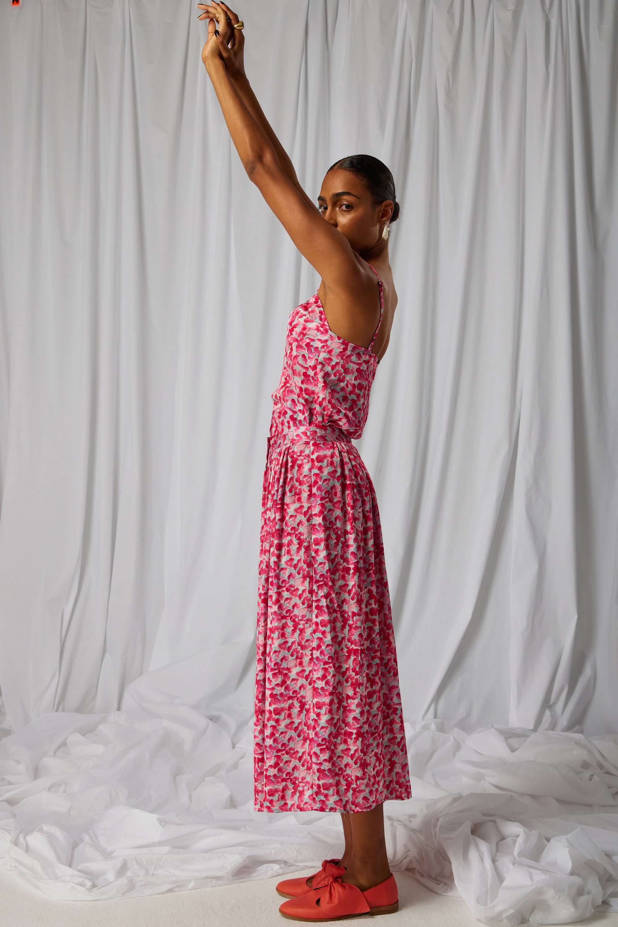 Orso long skirt in Halo print