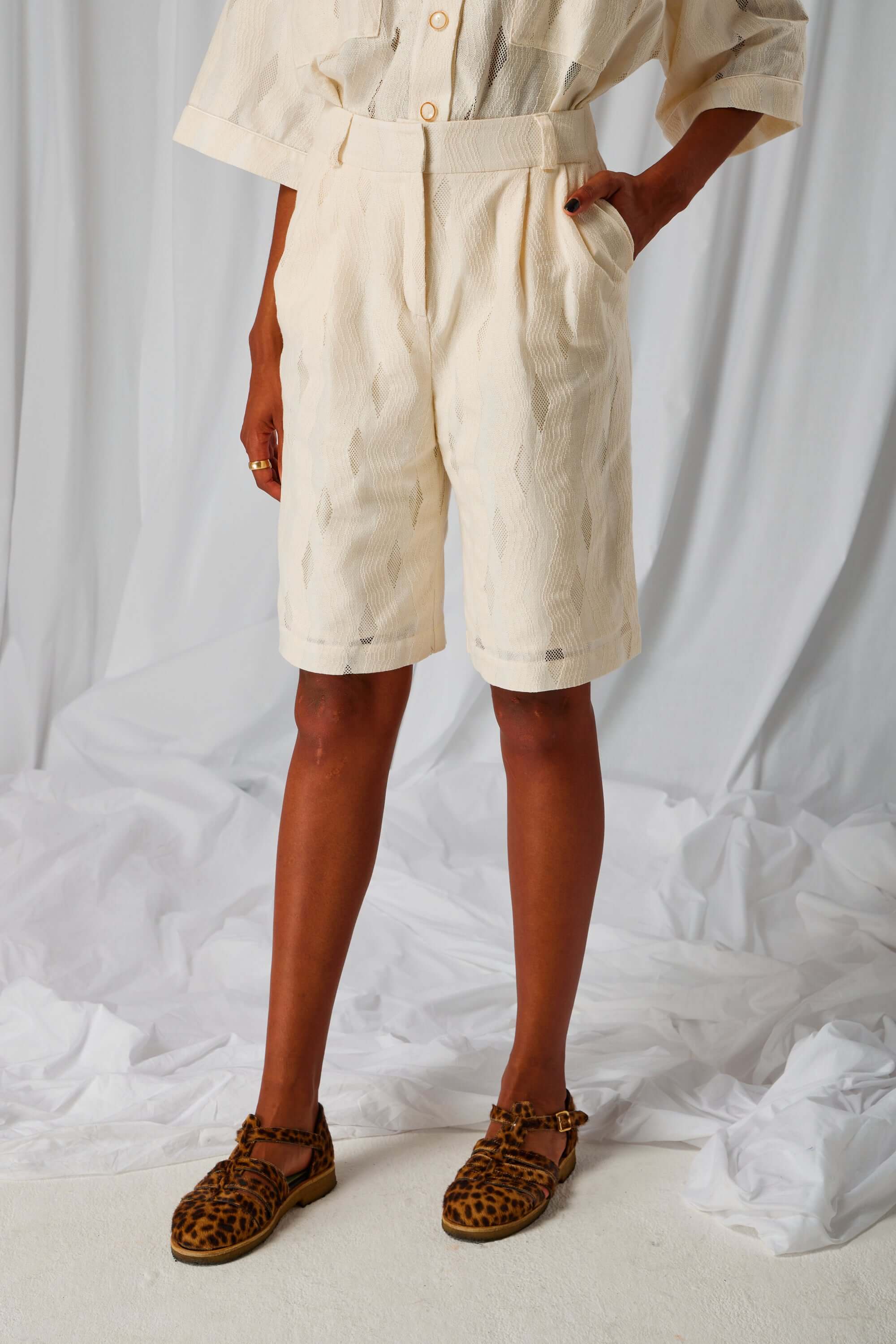 Moor bermuda in Metronimic lace